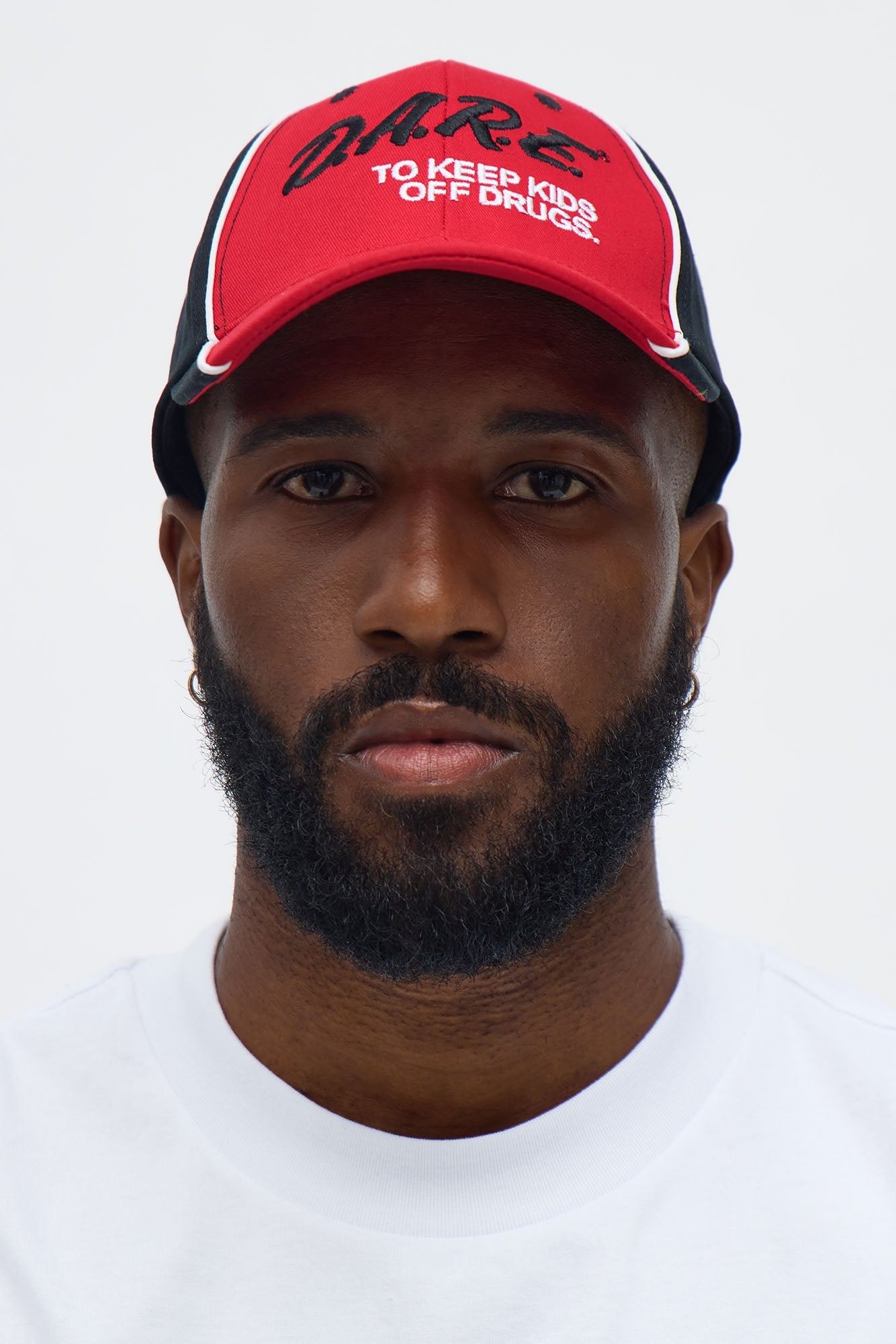 DARE Snapback Hat - Red/Black