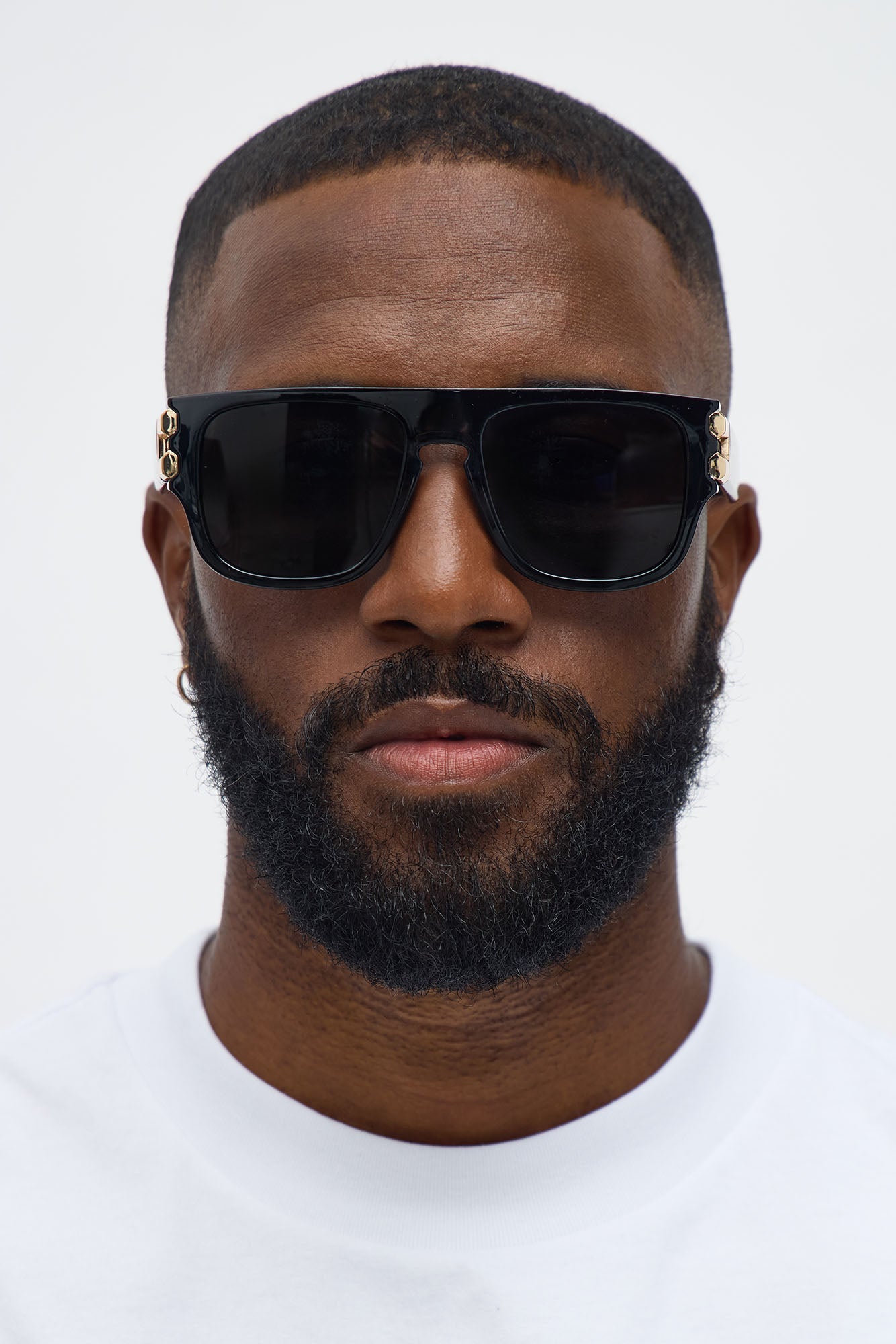 Rebellion Flat Top Sunglasses - Black