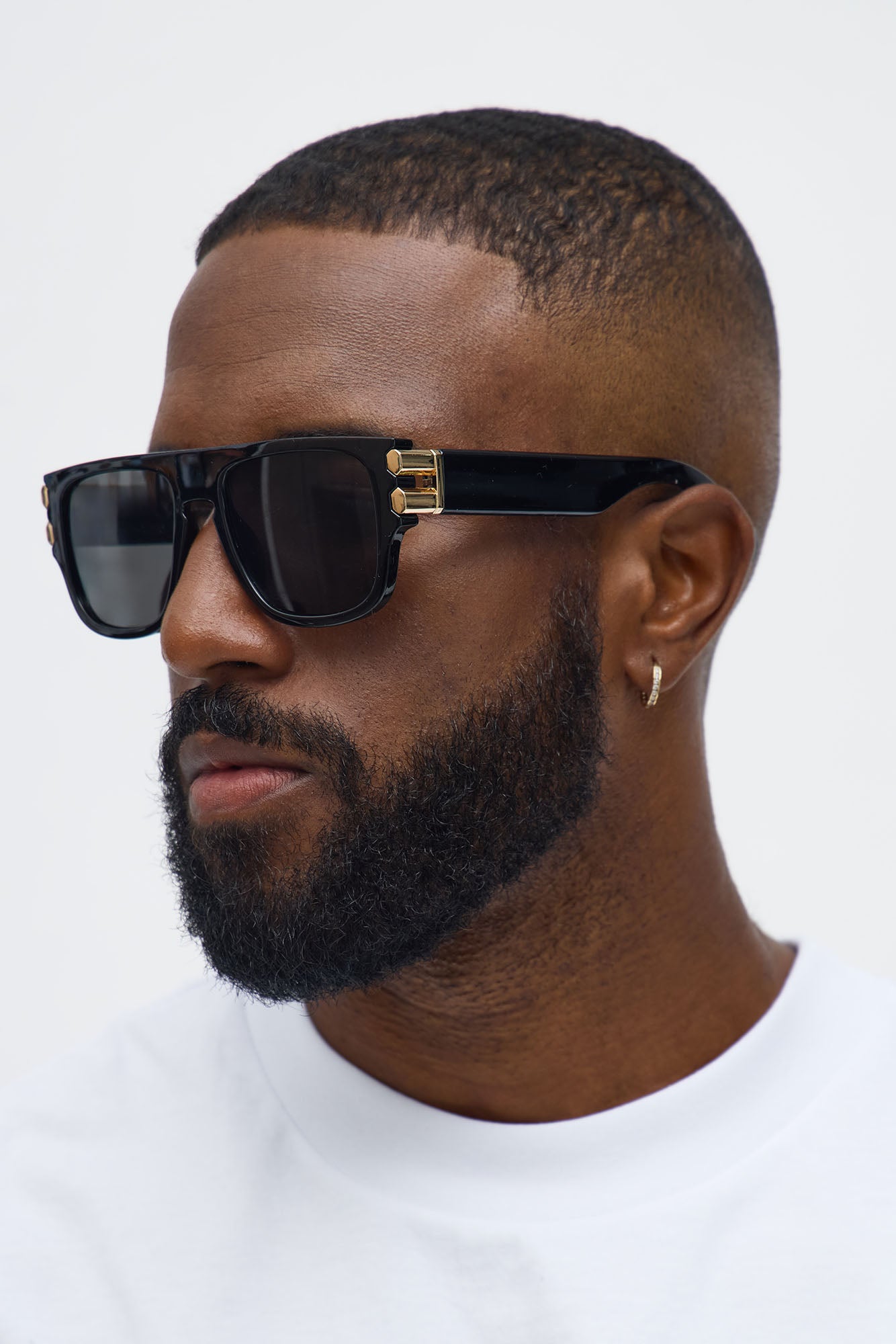 Rebellion Flat Top Sunglasses - Black