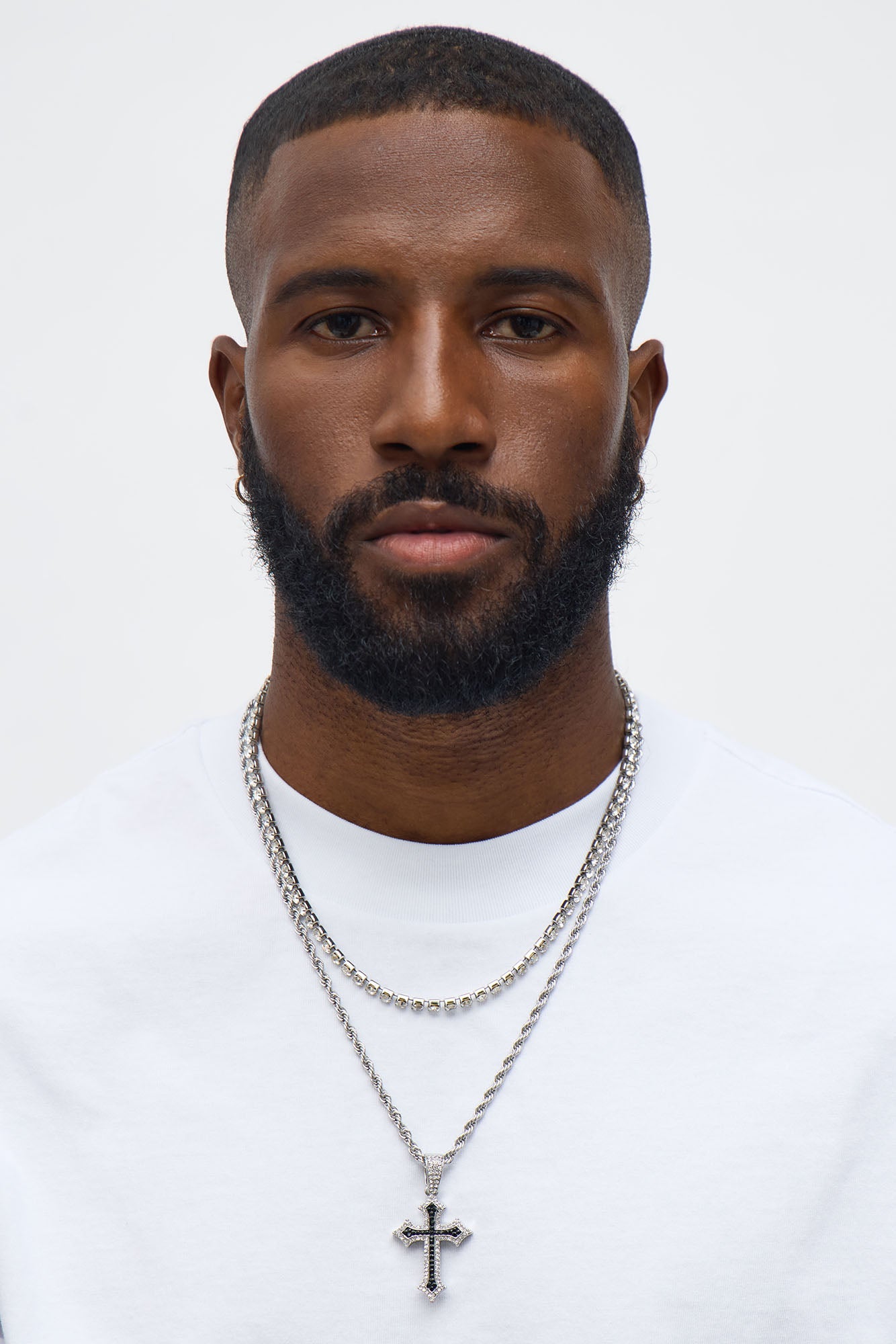 New Life Pendant Necklace Set - Silver