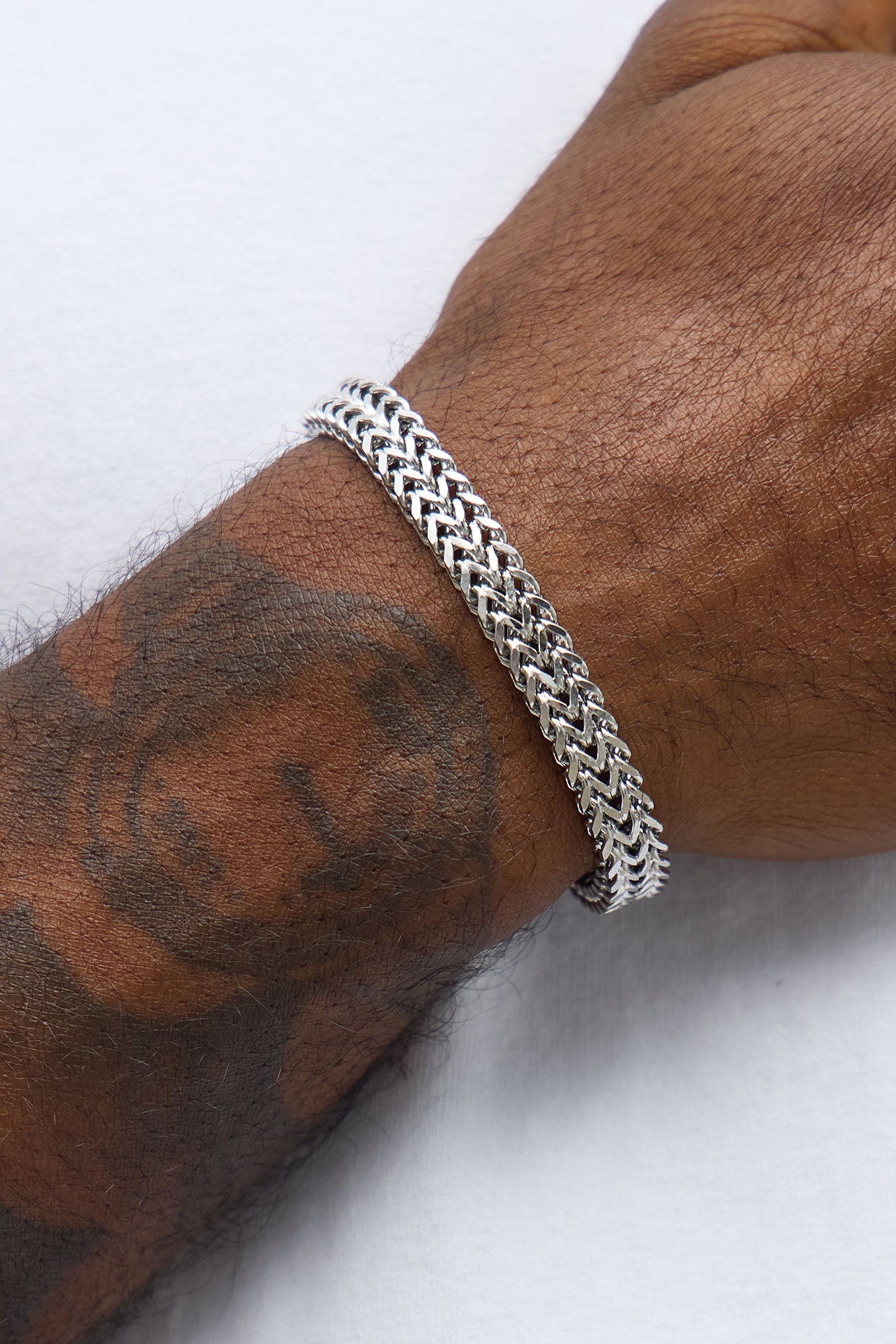 Core Link Iron Bracelet - Silver