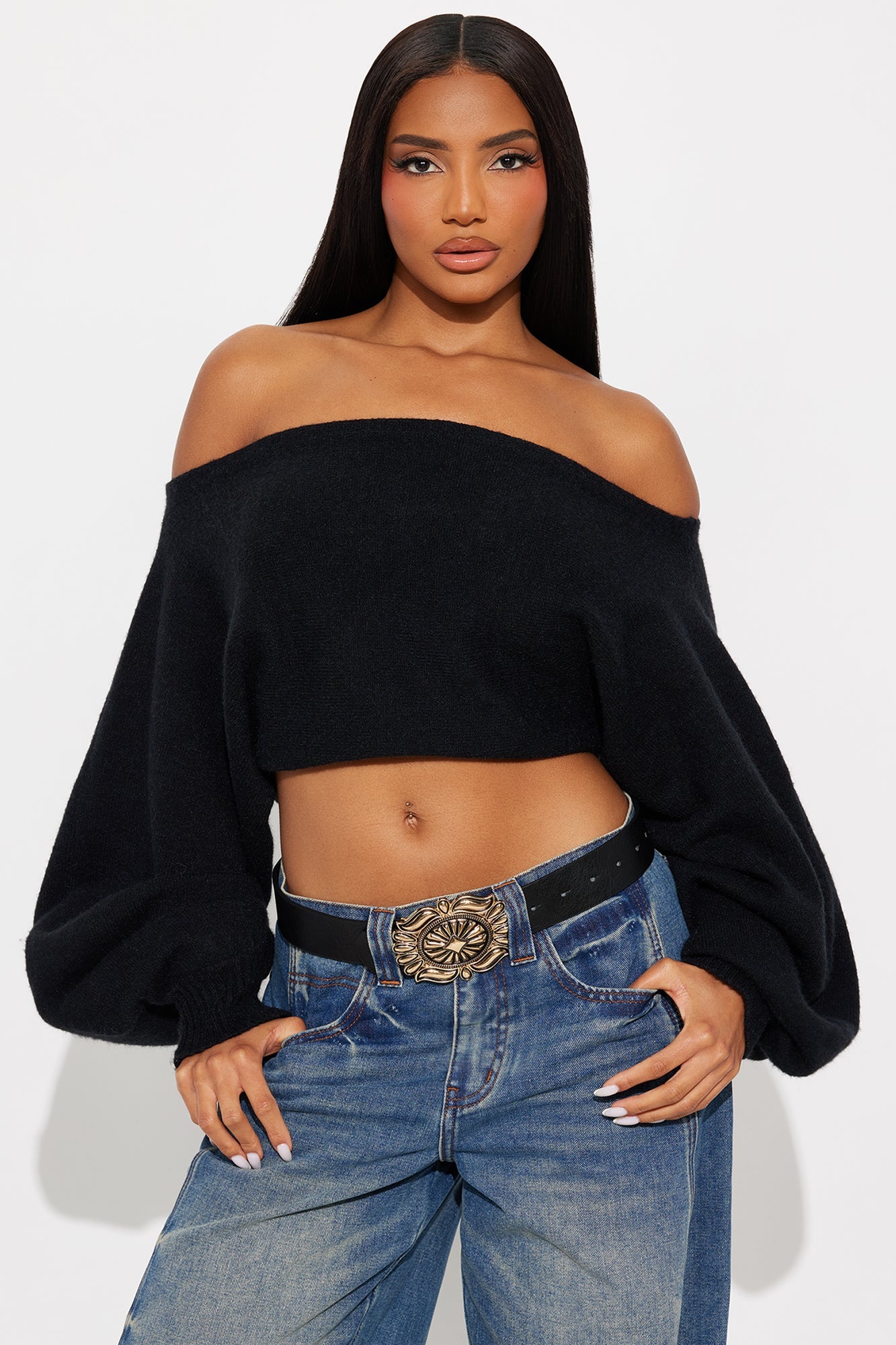 Bronze Horizon Belt - Black