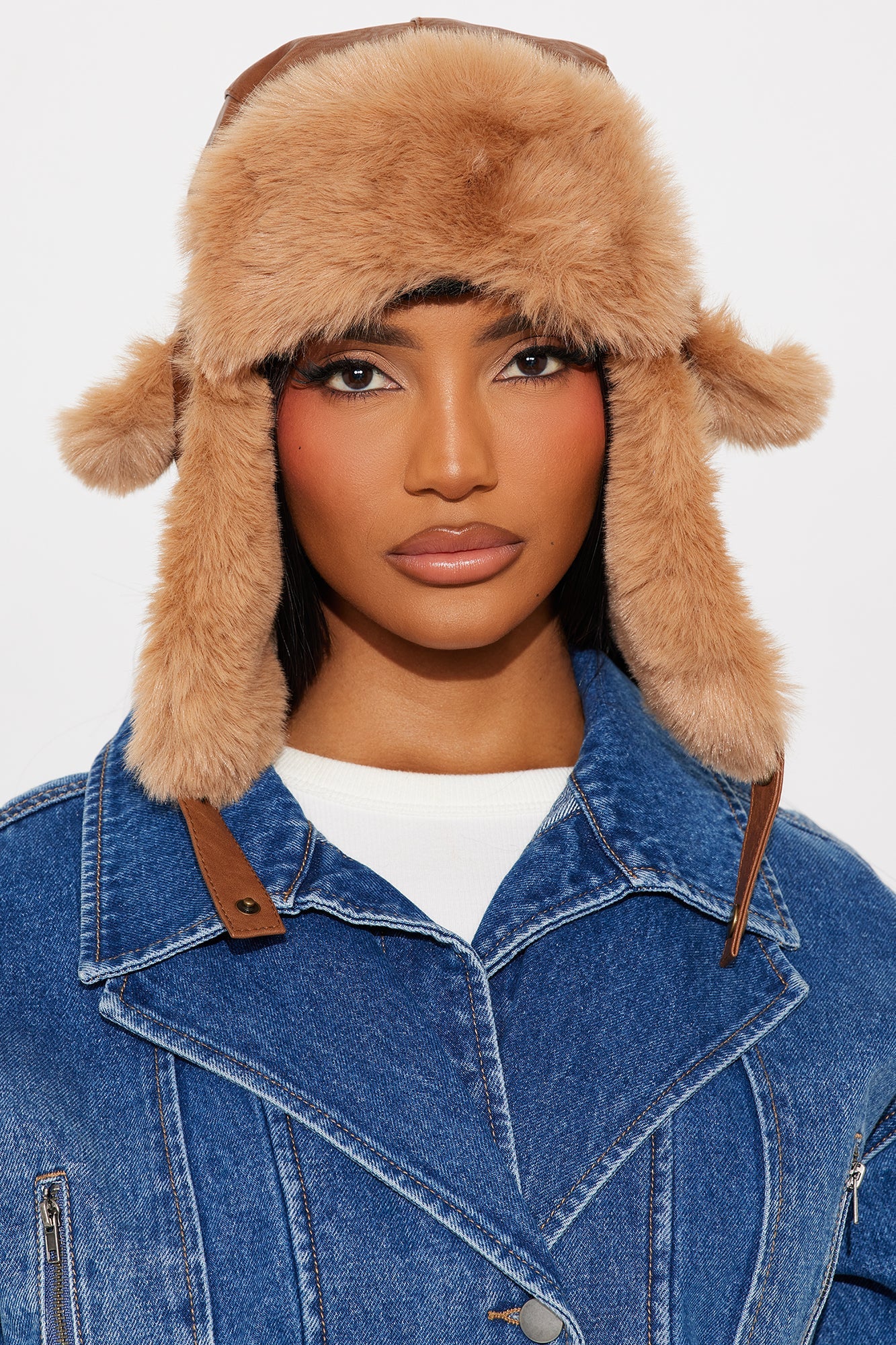 Touch The Sky Trapper Hat - Brown/combo