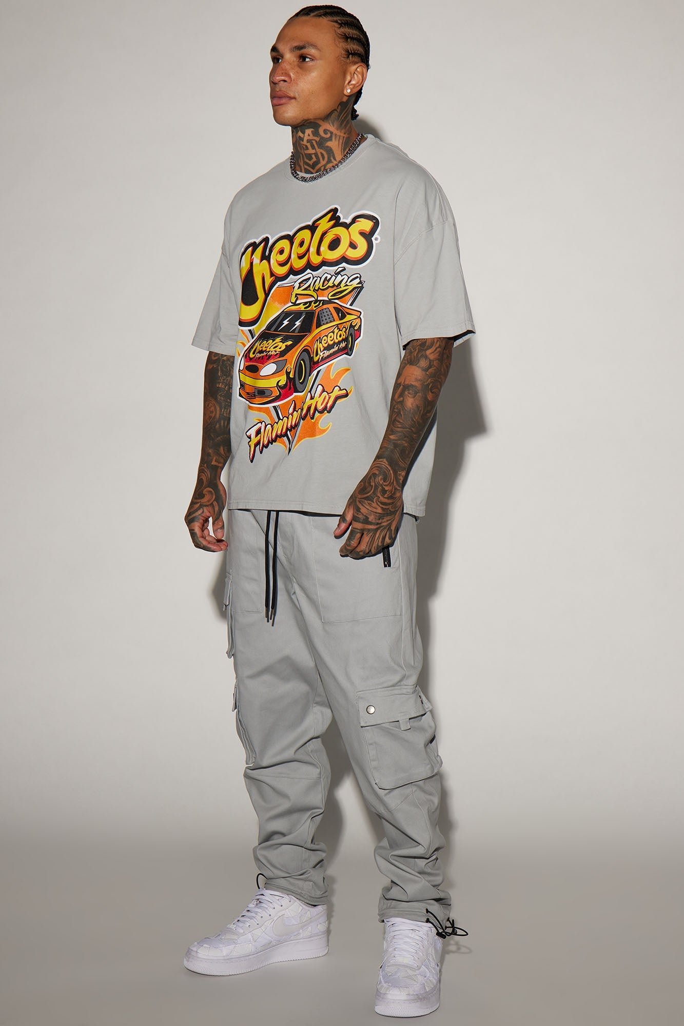 Roaming Twill Cargo Pants - Grey