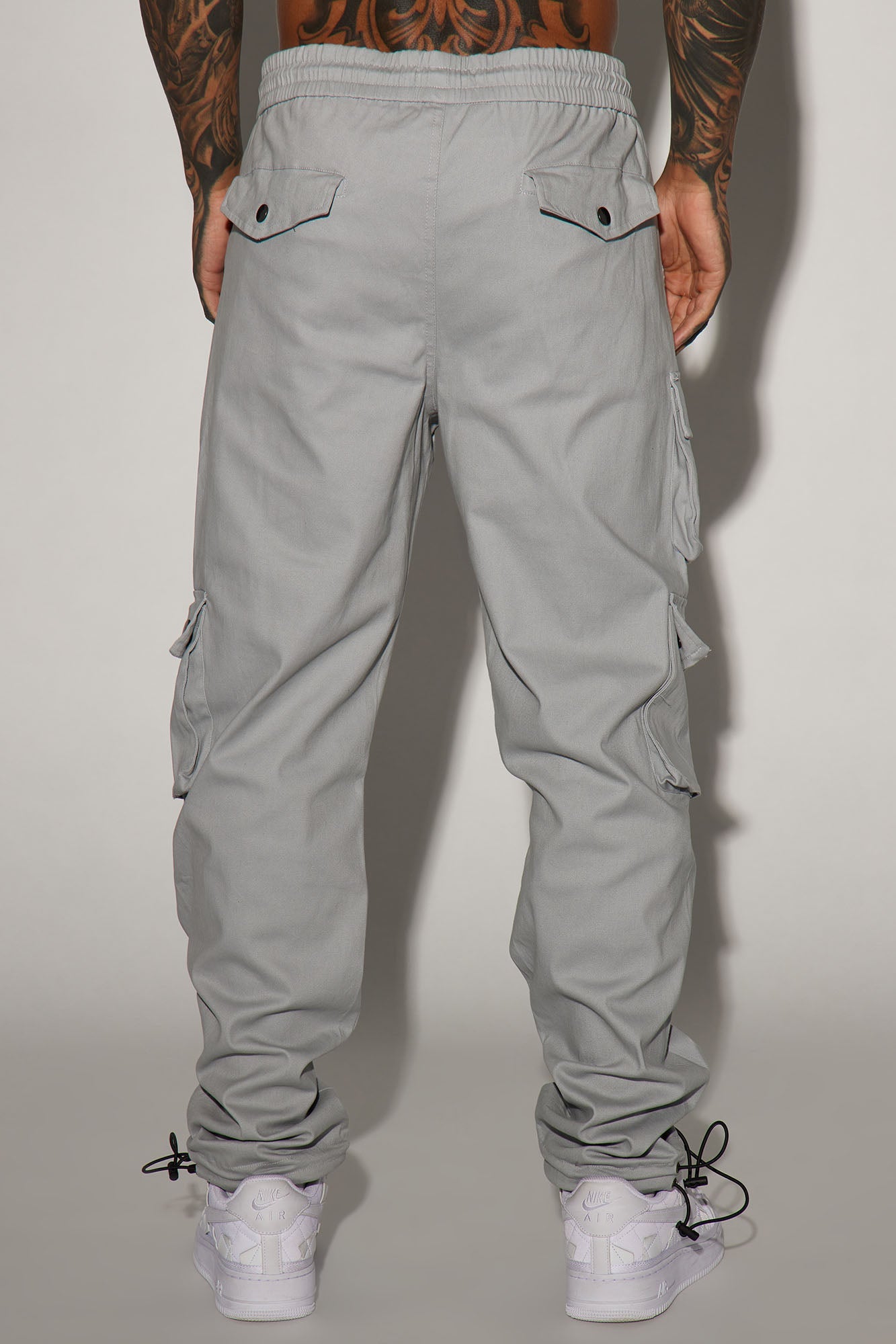 Roaming Twill Cargo Pants - Grey
