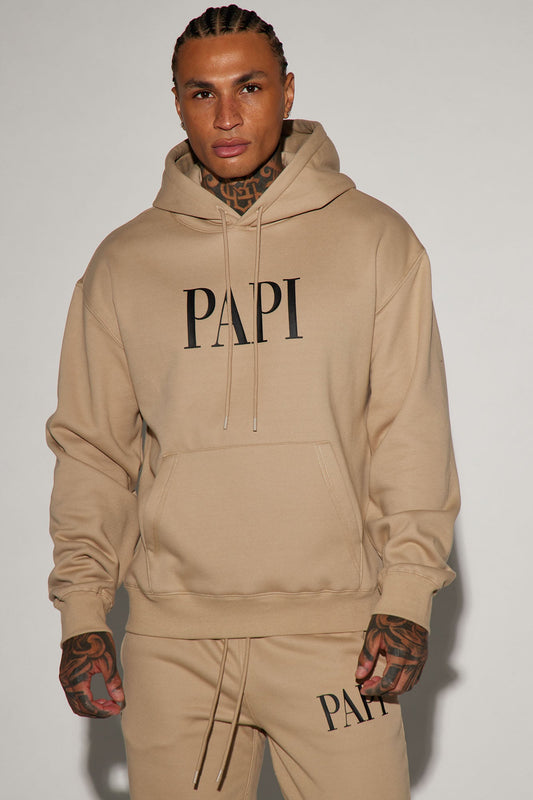 Family Goals Papi Hoodie - Taupe