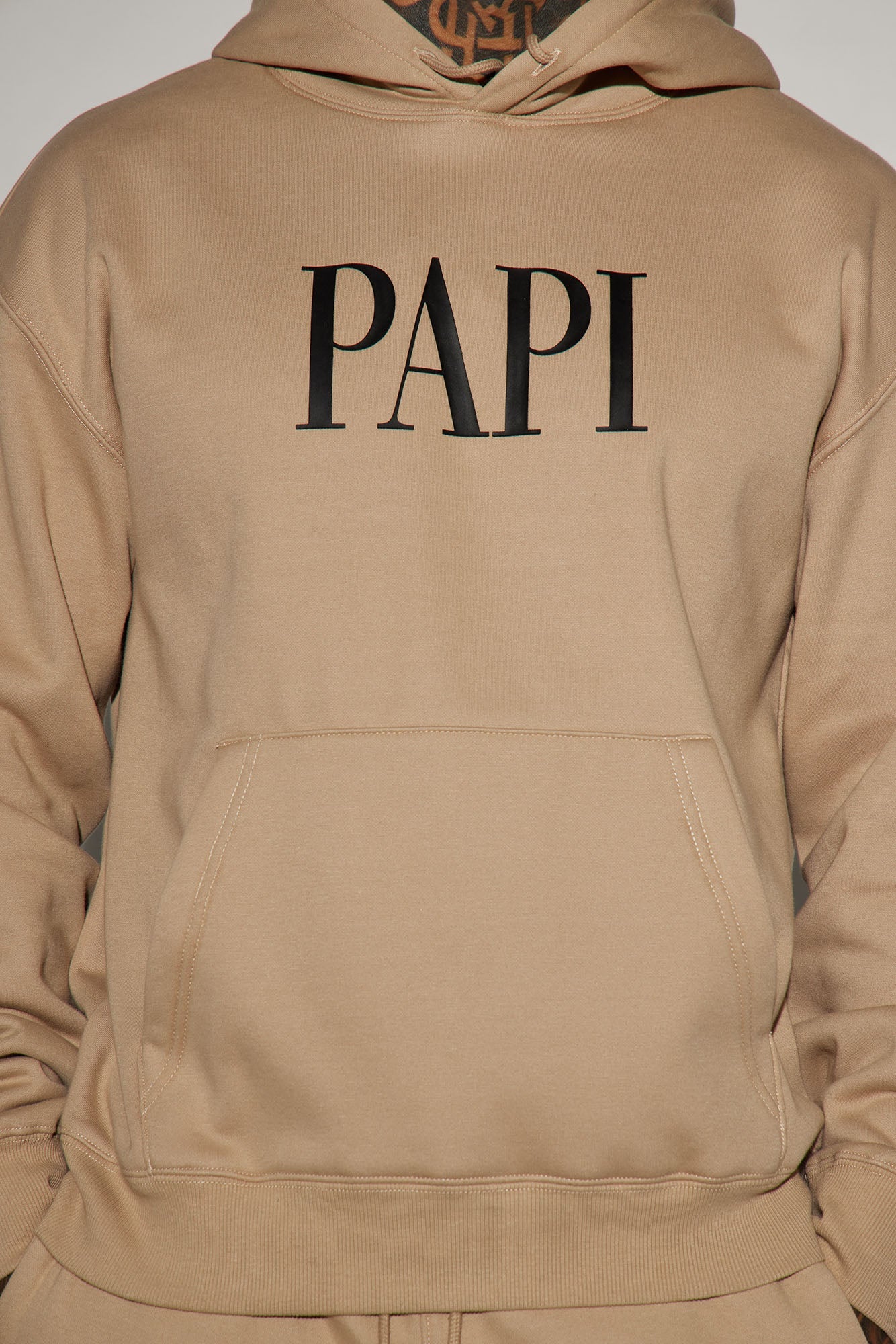 Family Goals Papi Hoodie - Taupe