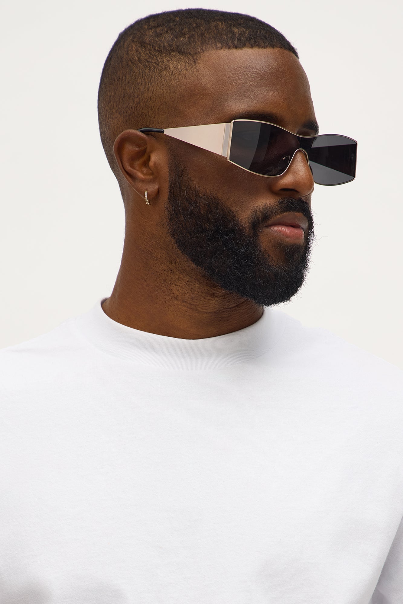 High Heat Round Metal Frame Sunglasses - Gold/Black