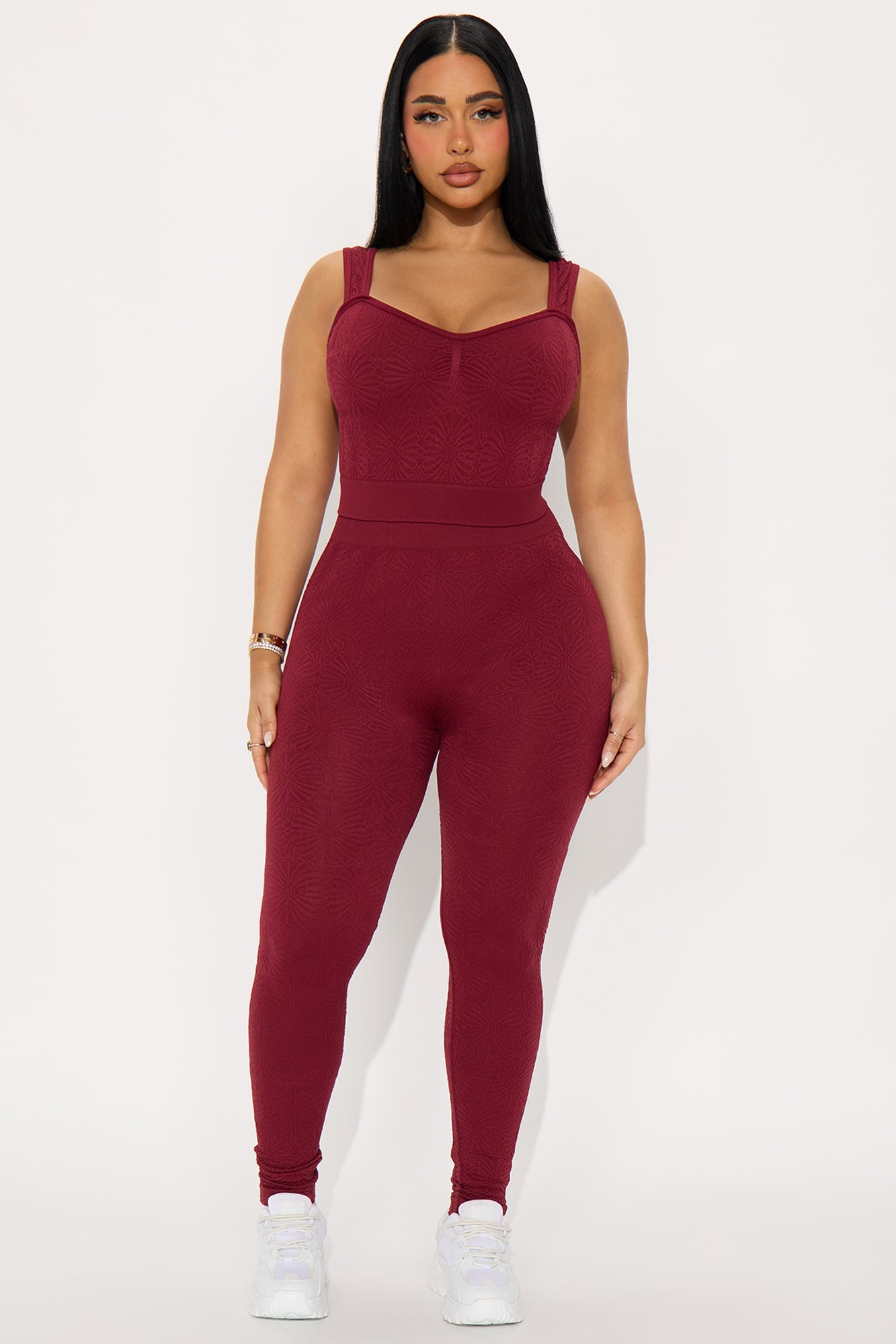 Sophie Seamless Legging Set - Wine