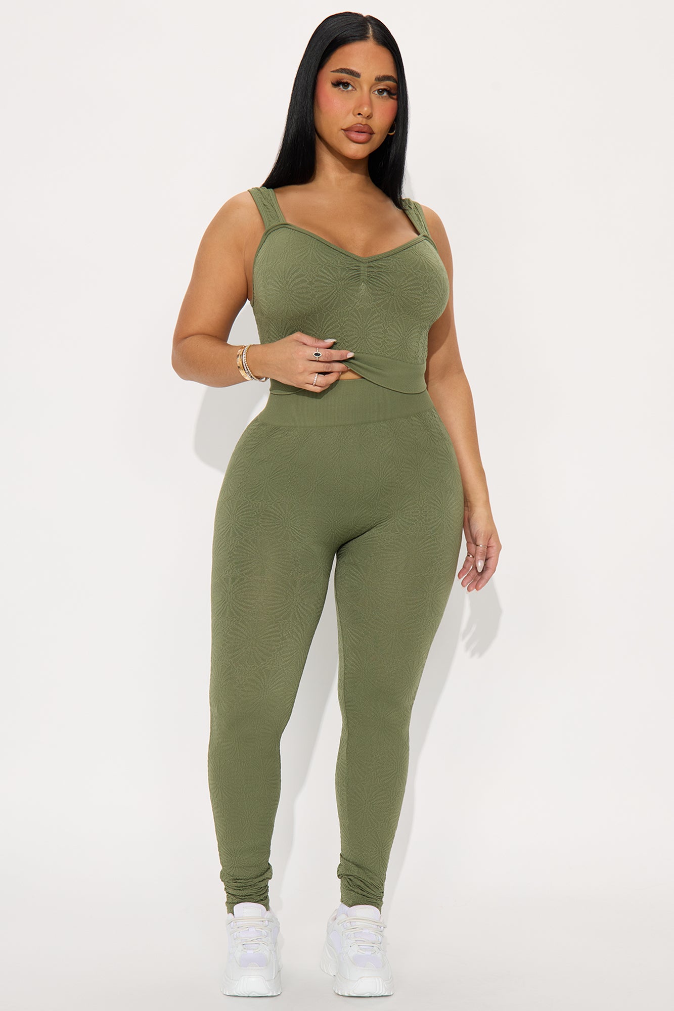 Sophie Seamless Legging Set - Olive