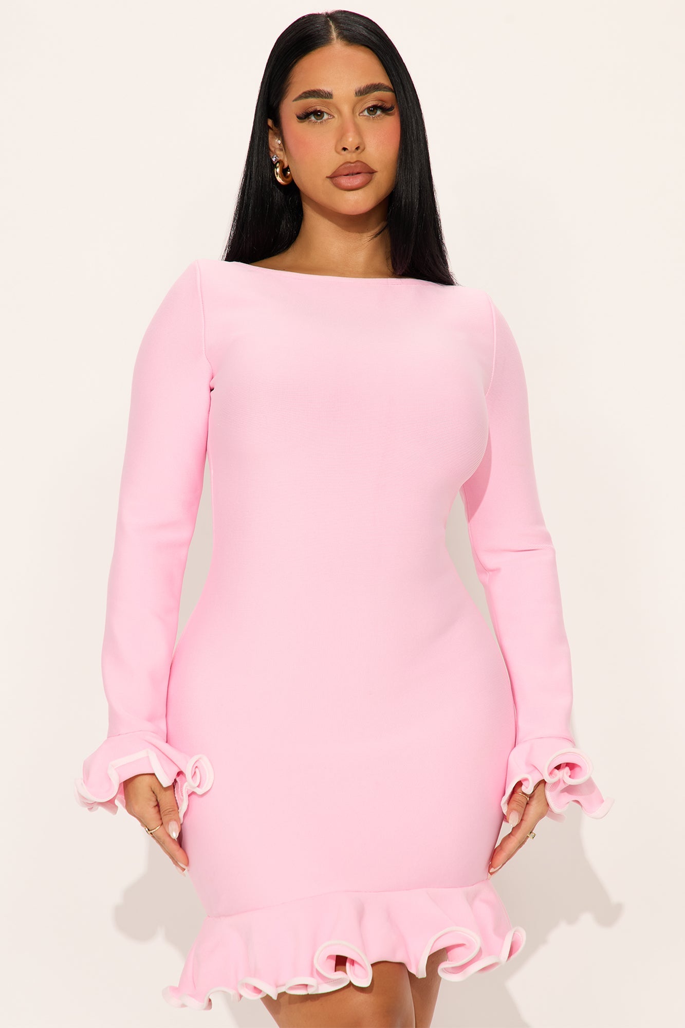 Maddie Bandage Mini Dress - Pink