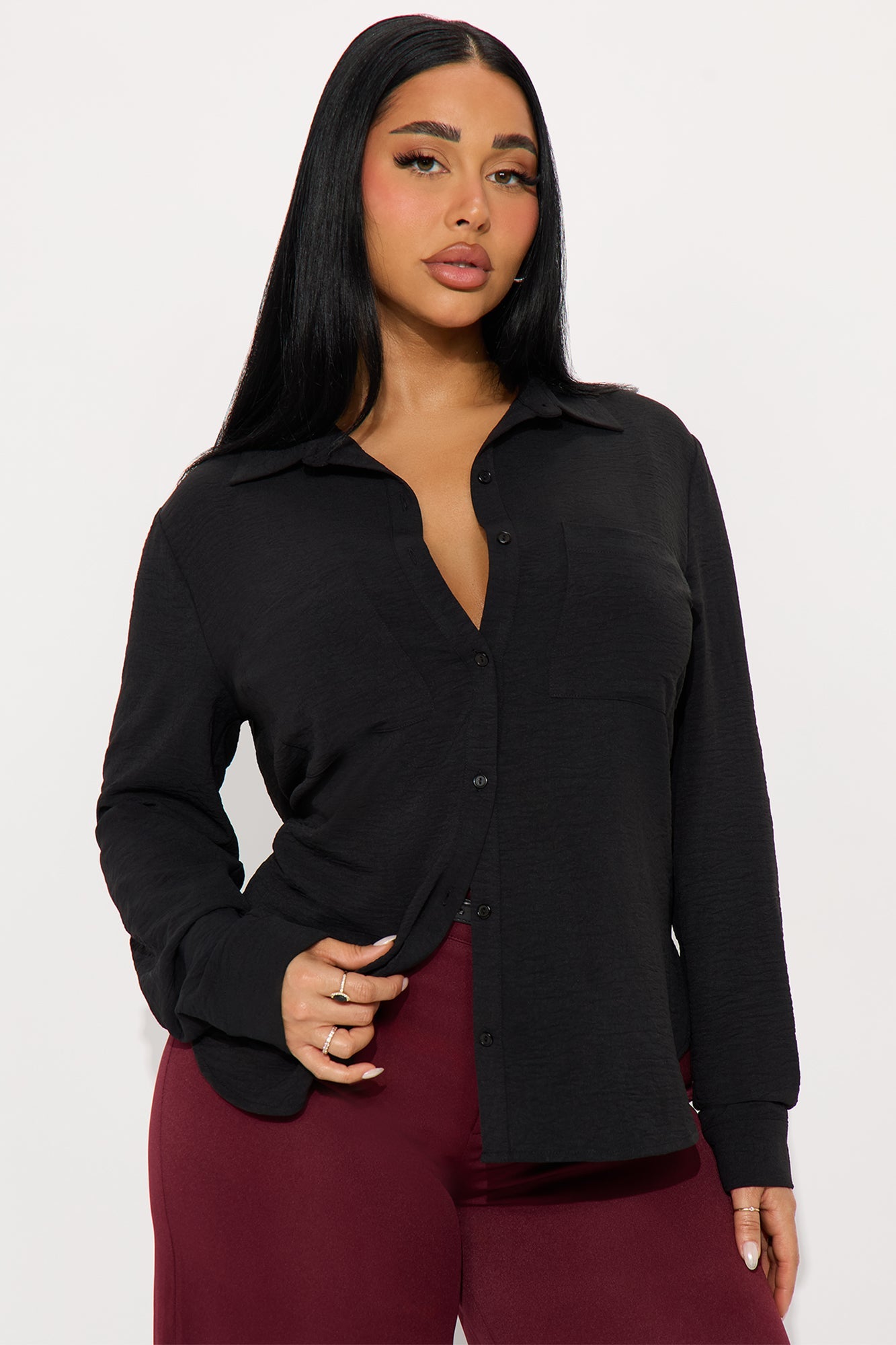 Keep Talking Airflow Shirt - Black