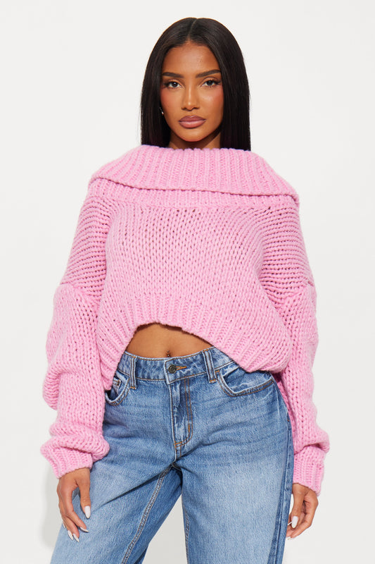 Norwalk Sweater - Pink
