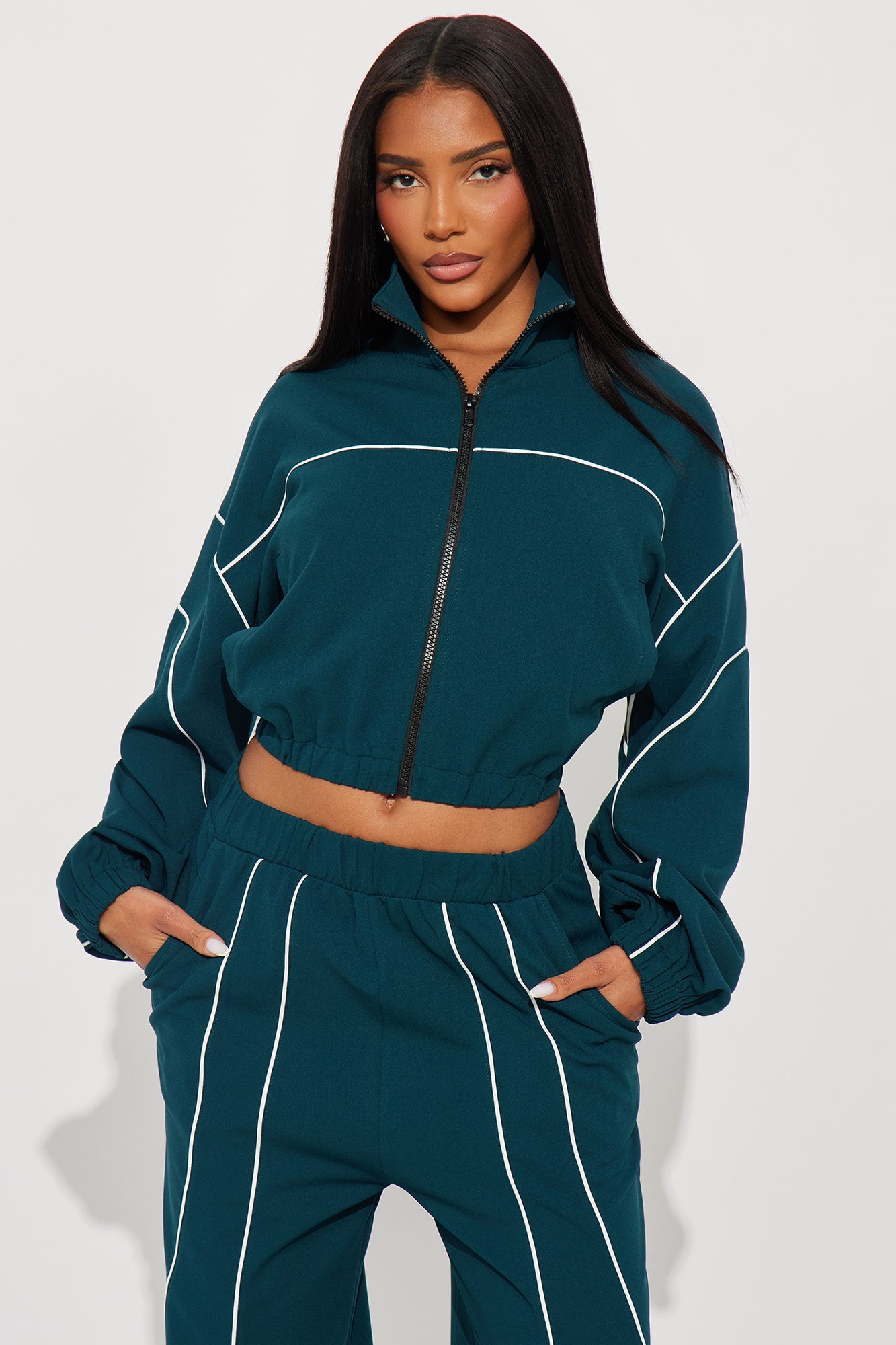 Velocity Vibe Jacket Pant Set - Hunter