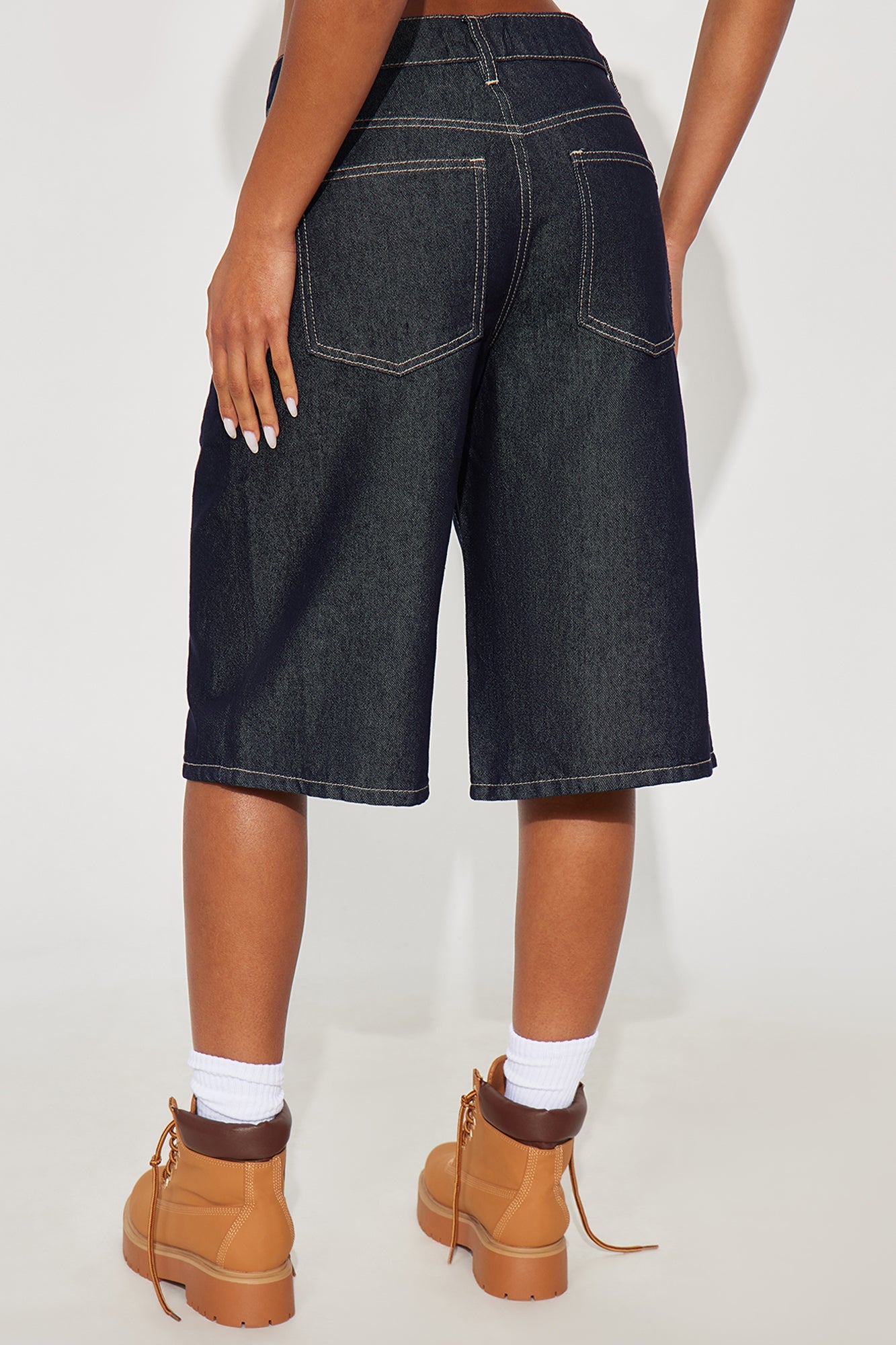 Blue Heaven Denim Jorts - Dark Denim