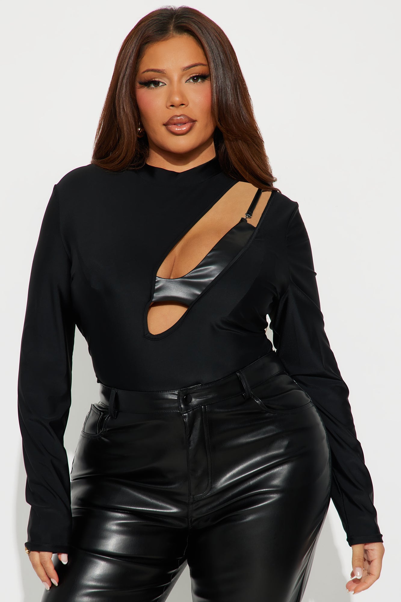 Undercover Baddie Bodysuit - Black