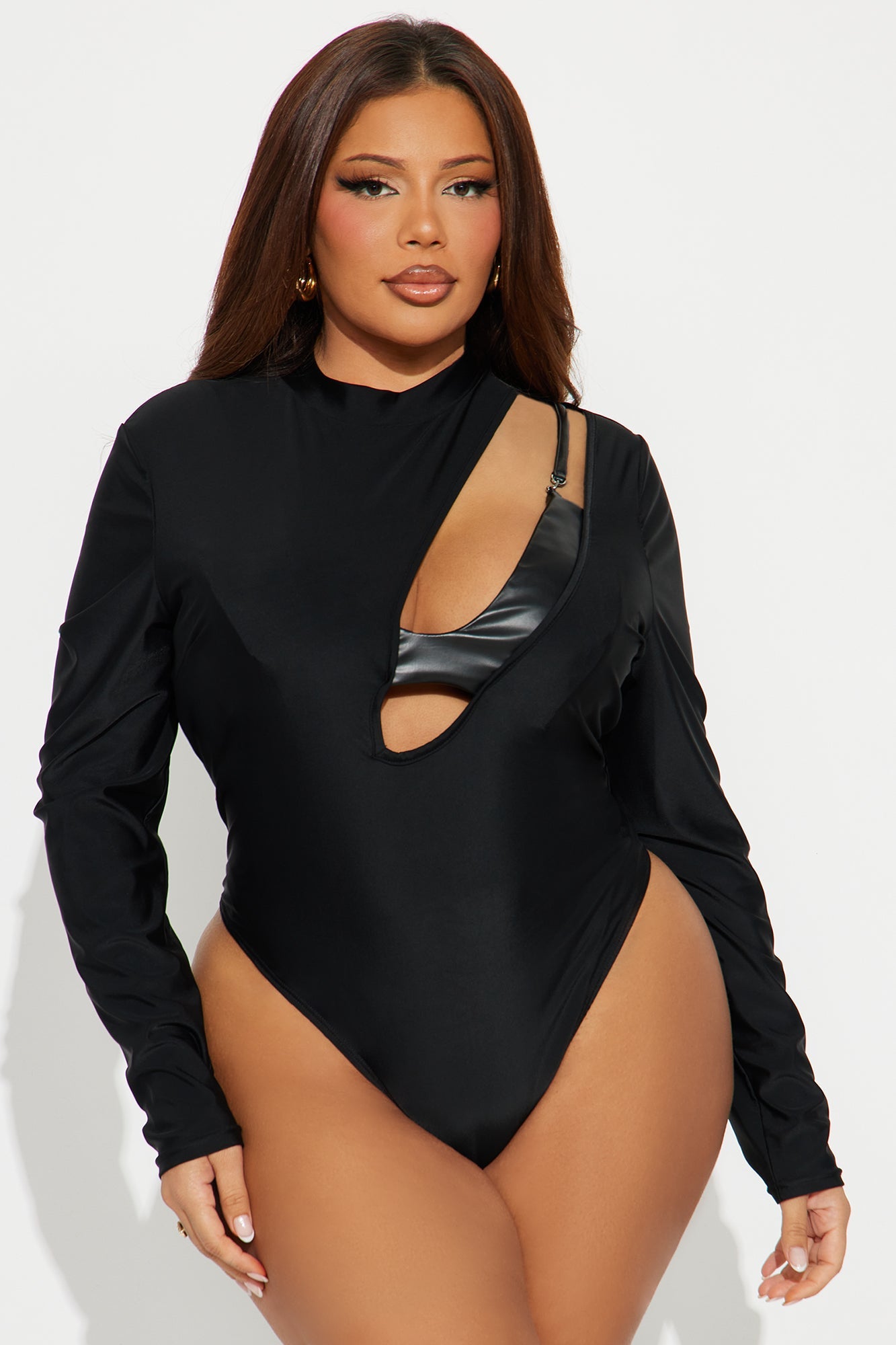 Undercover Baddie Bodysuit - Black