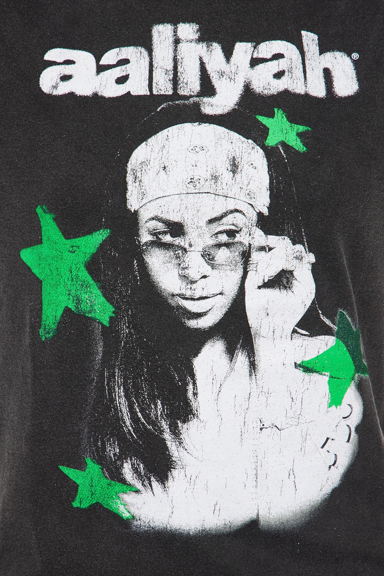 All Star Aaliyah Oversize Tee - Black