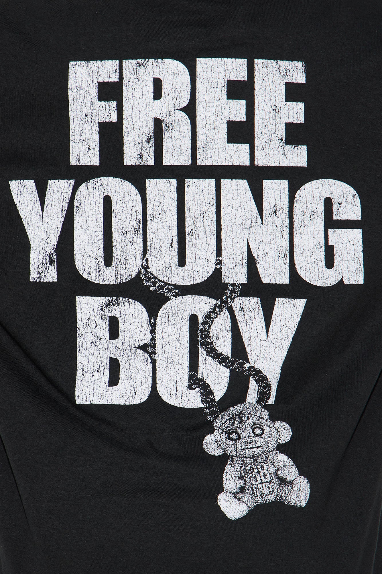 Free Young Boy NBA Oversize Tee - Black