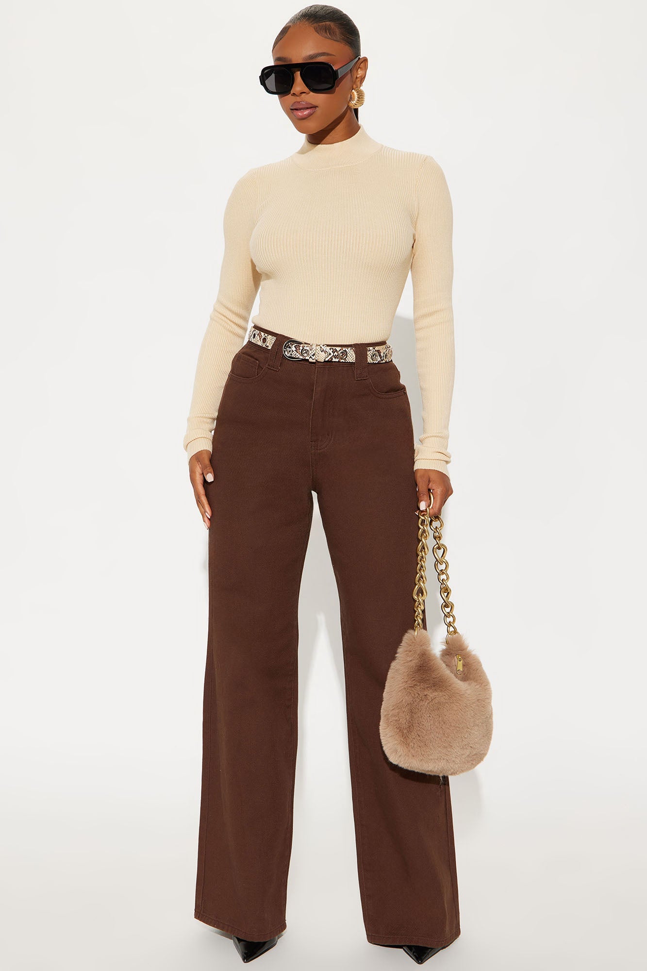 Day In Pasadena Sweater - Beige