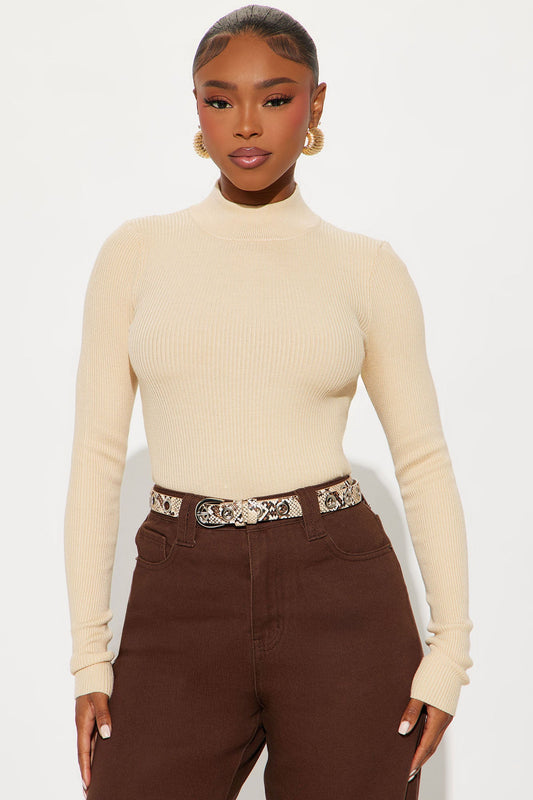 Day In Pasadena Sweater - Beige