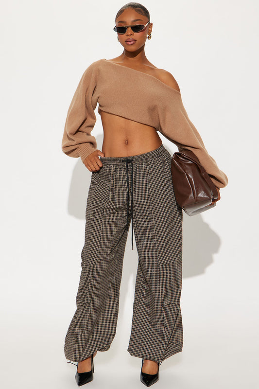 Vanna Low Rise Windbreaker Track Pant 32 - Olive