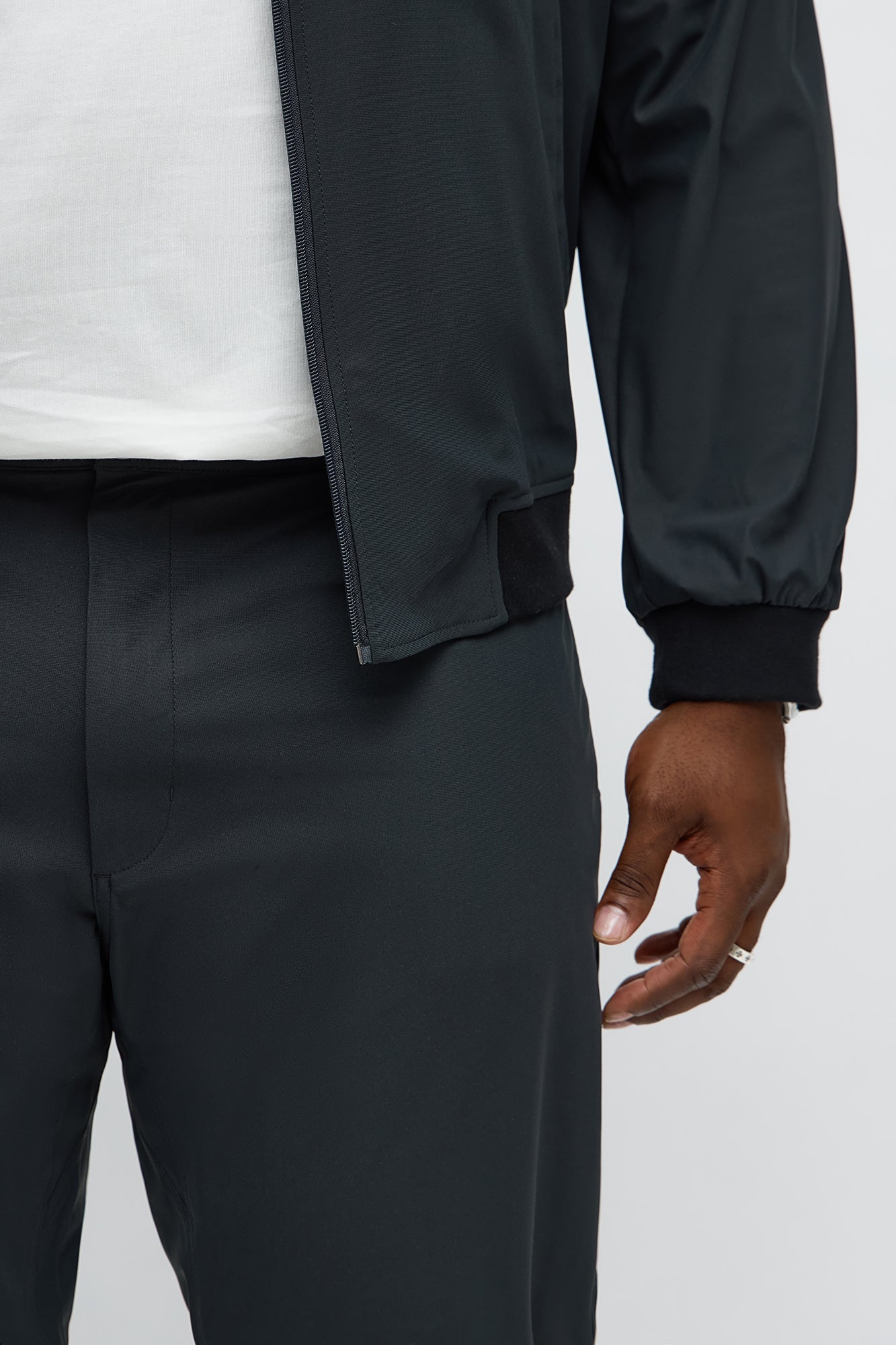 Slim Cedric Stretch Pant - Charcoal