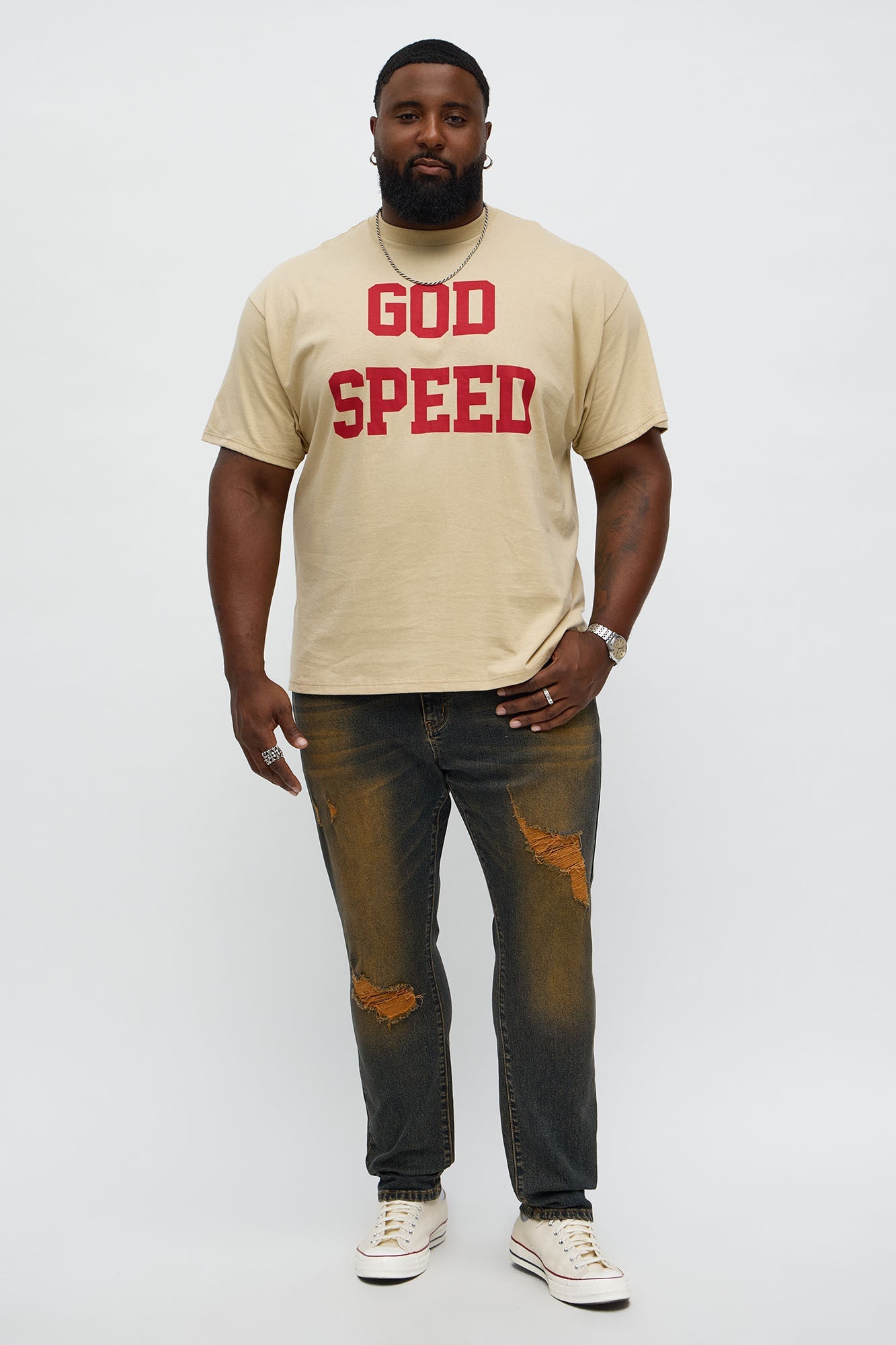 Skinny Dagger Jean - Brown