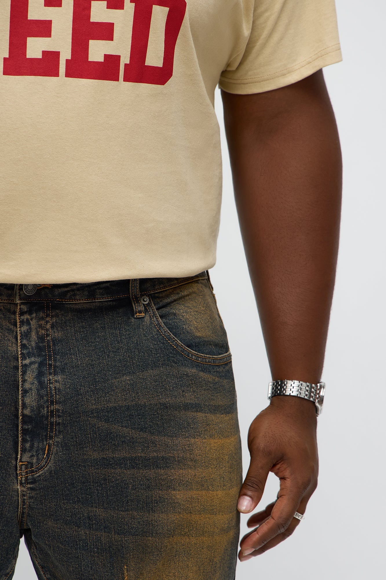 Skinny Dagger Jean - Brown