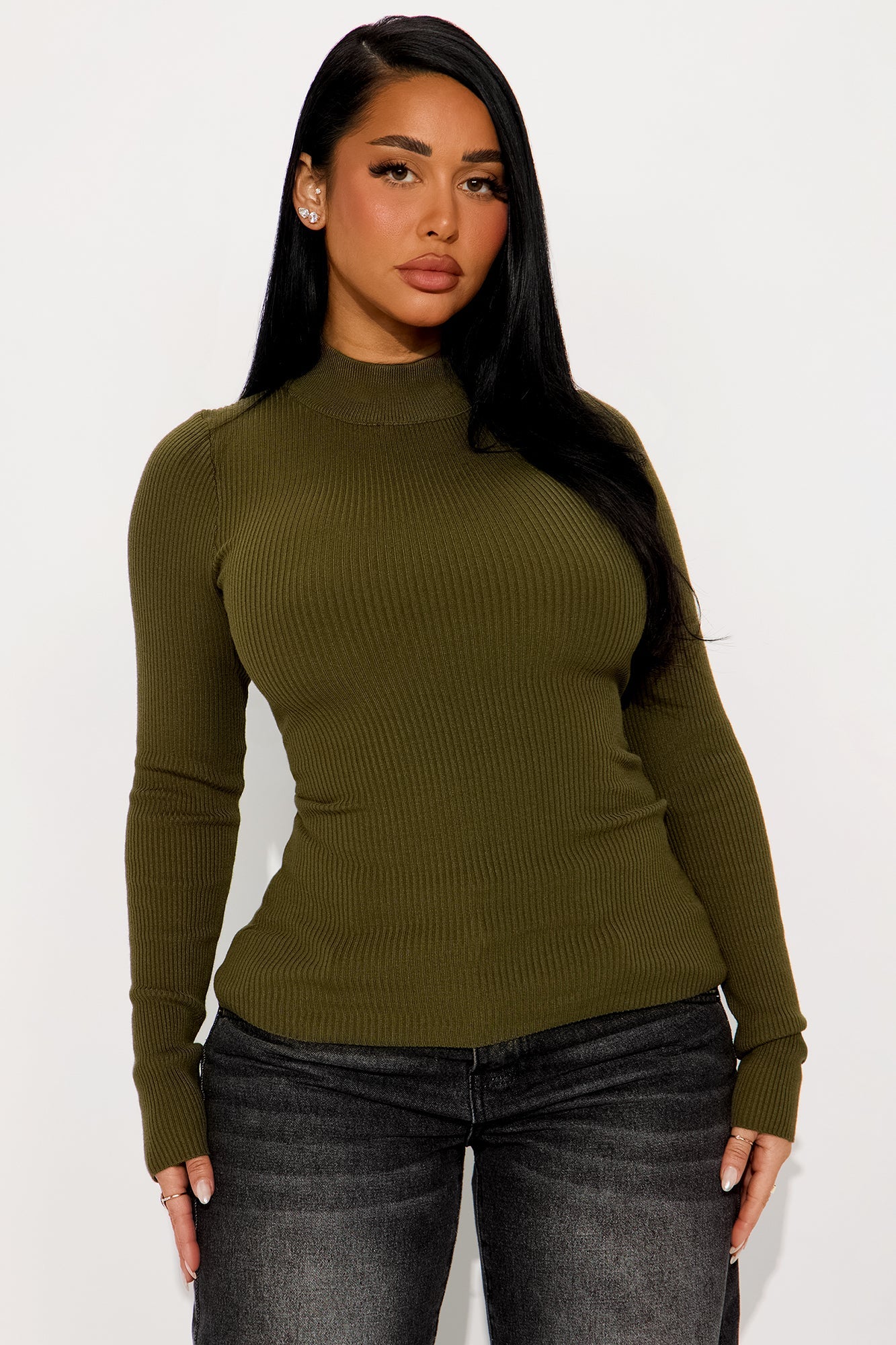 Day In Pasadena Sweater - Olive