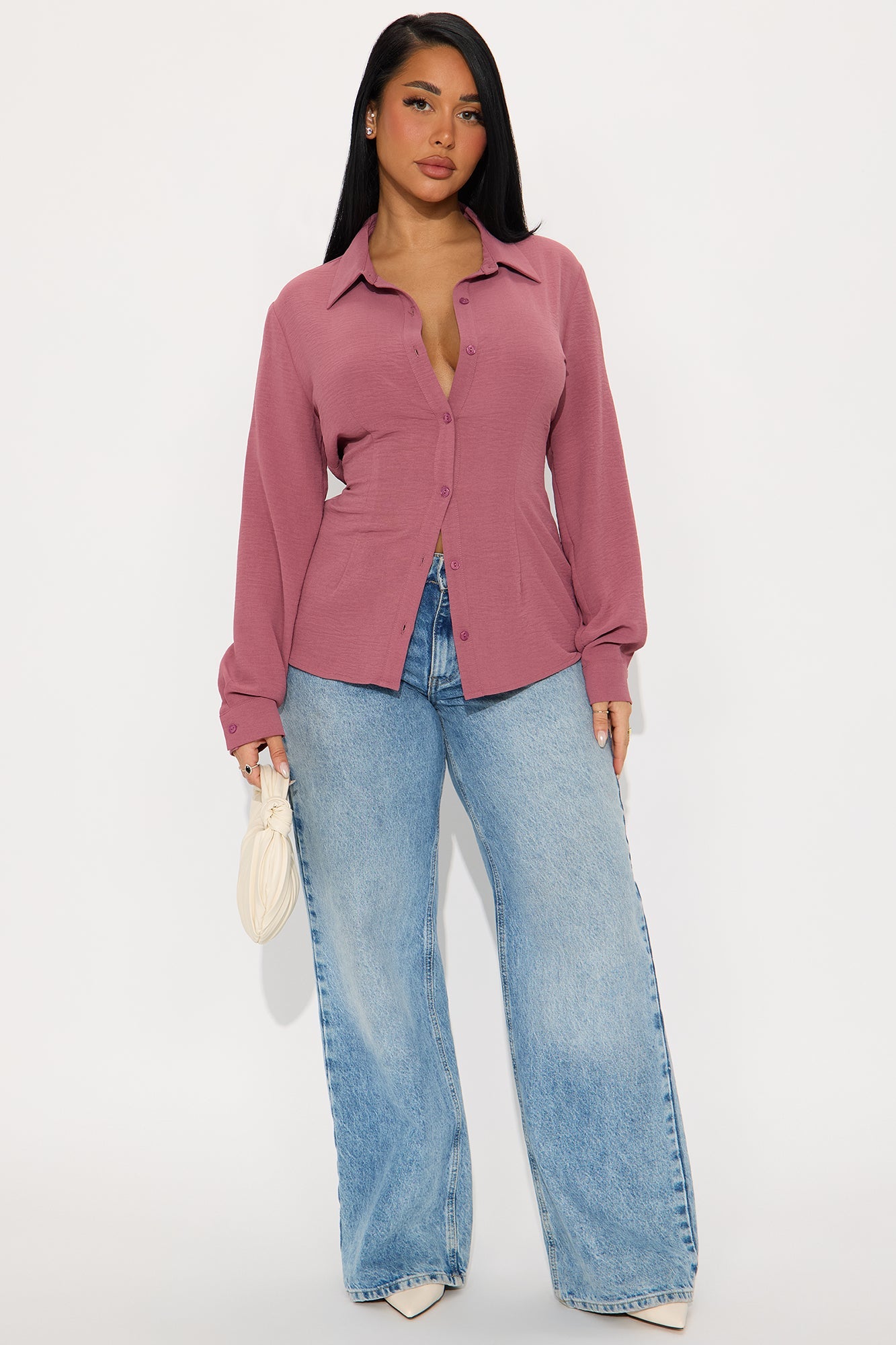 Sweet Escape Airflow Shirt - Mauve