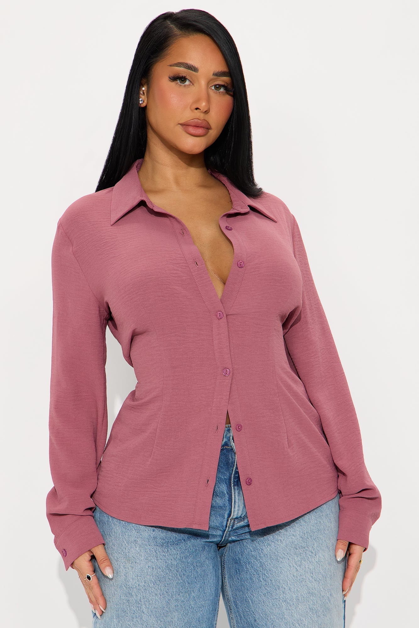Sweet Escape Airflow Shirt - Mauve