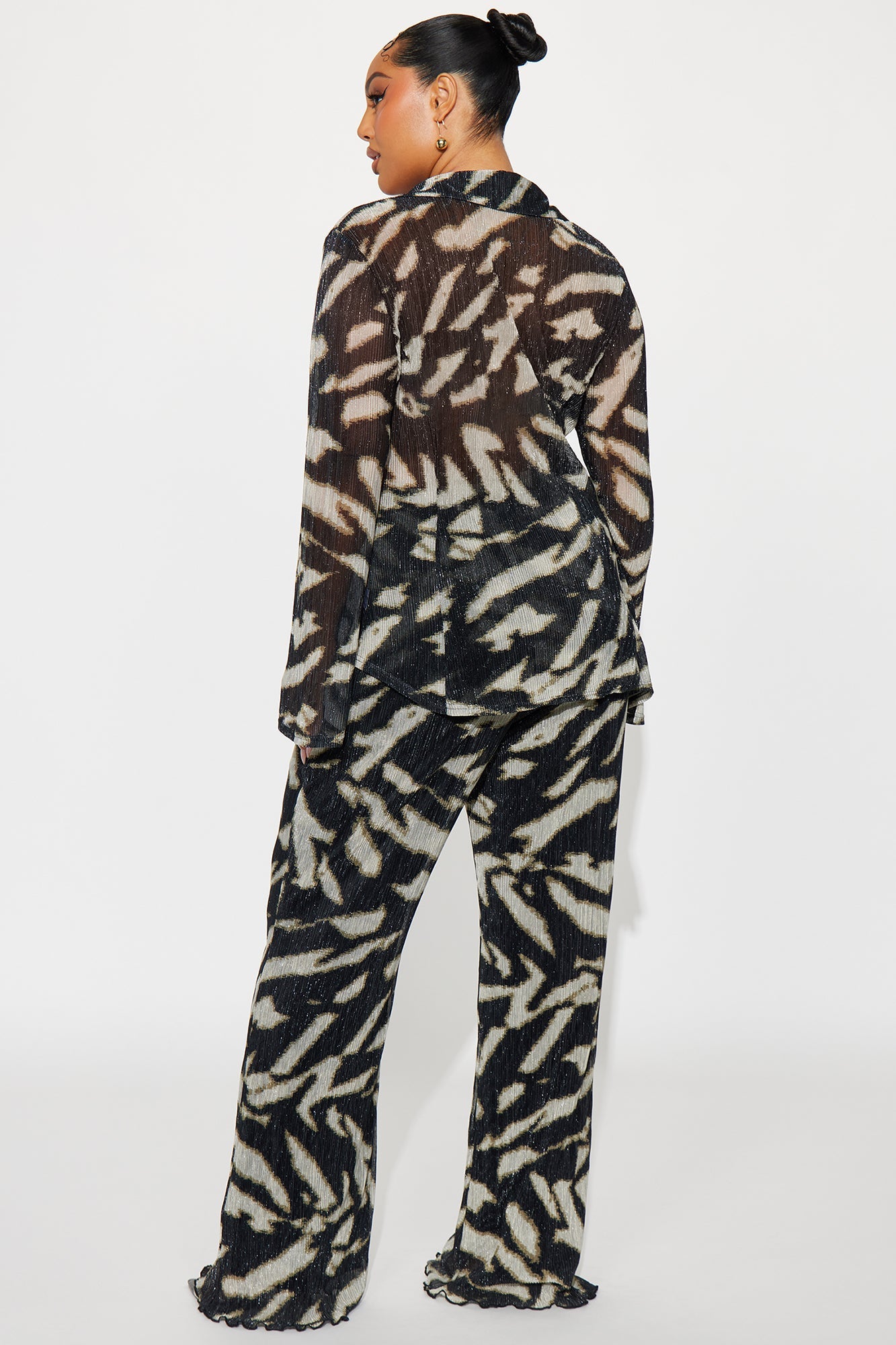 Noelle Pant Set - Black/combo