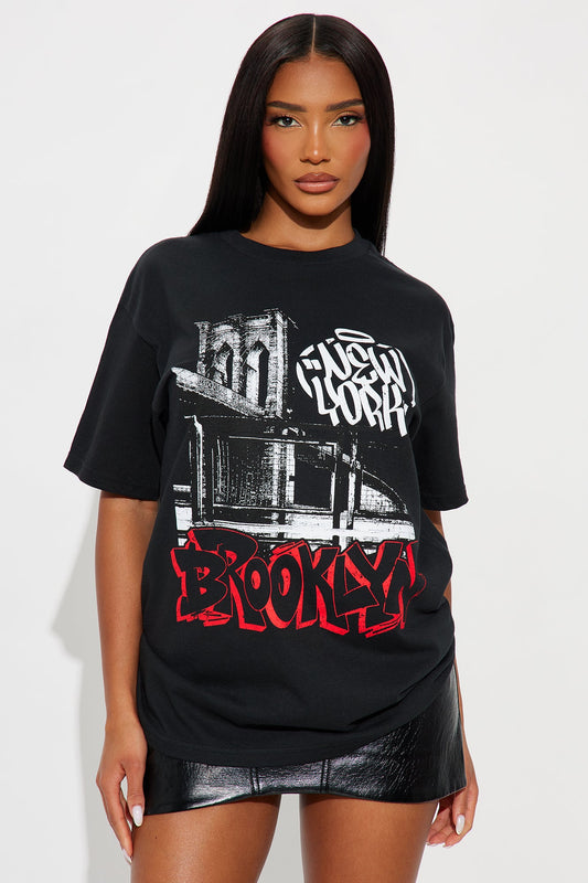 Brooklyn Bridge Tee - Black