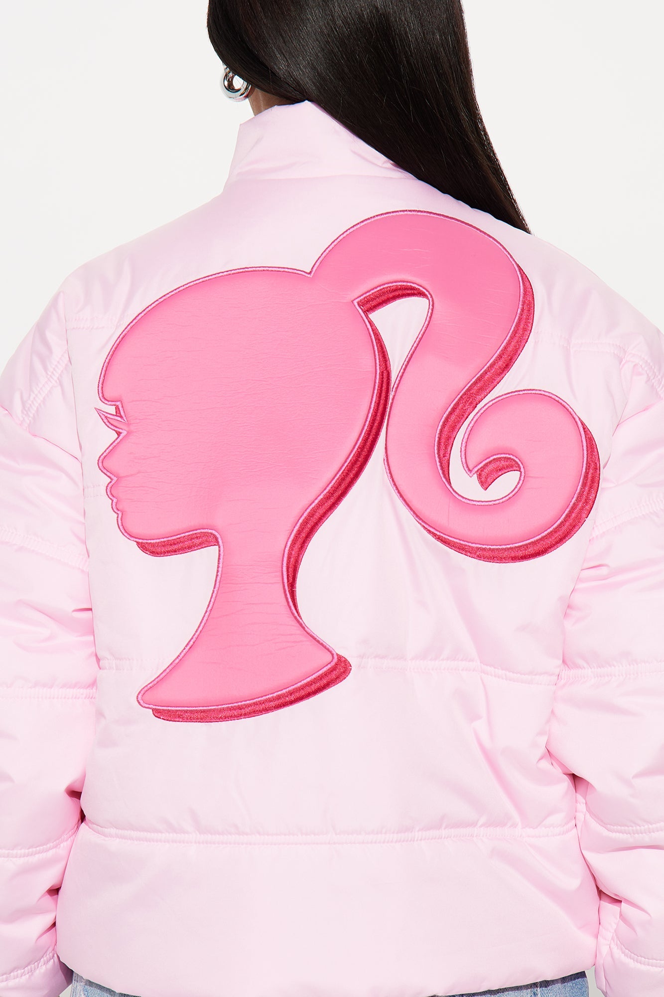 Barbie Puffer Jacket - Light Pink