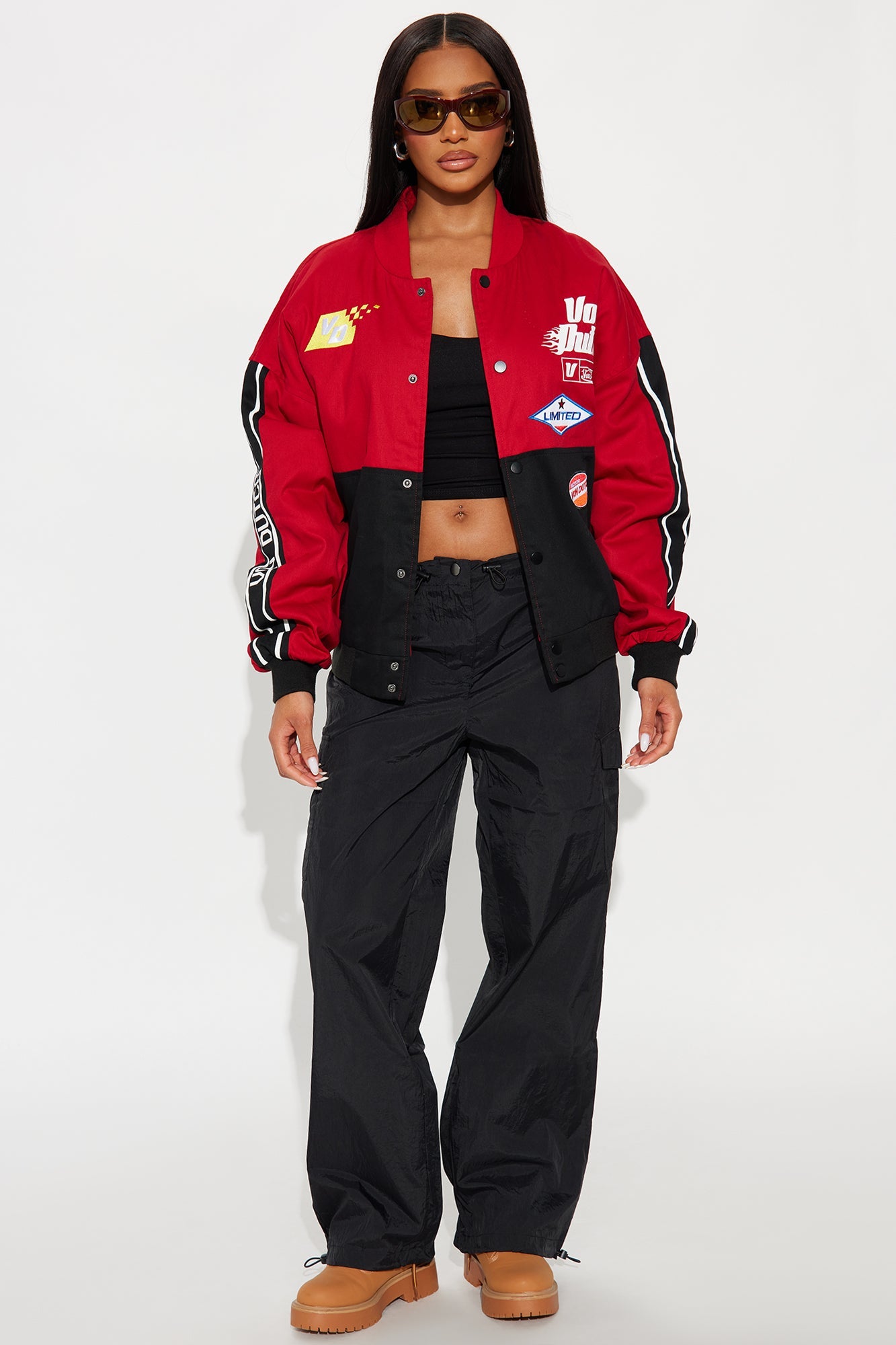 Alley Cat Cargo Jogger Pant - Black