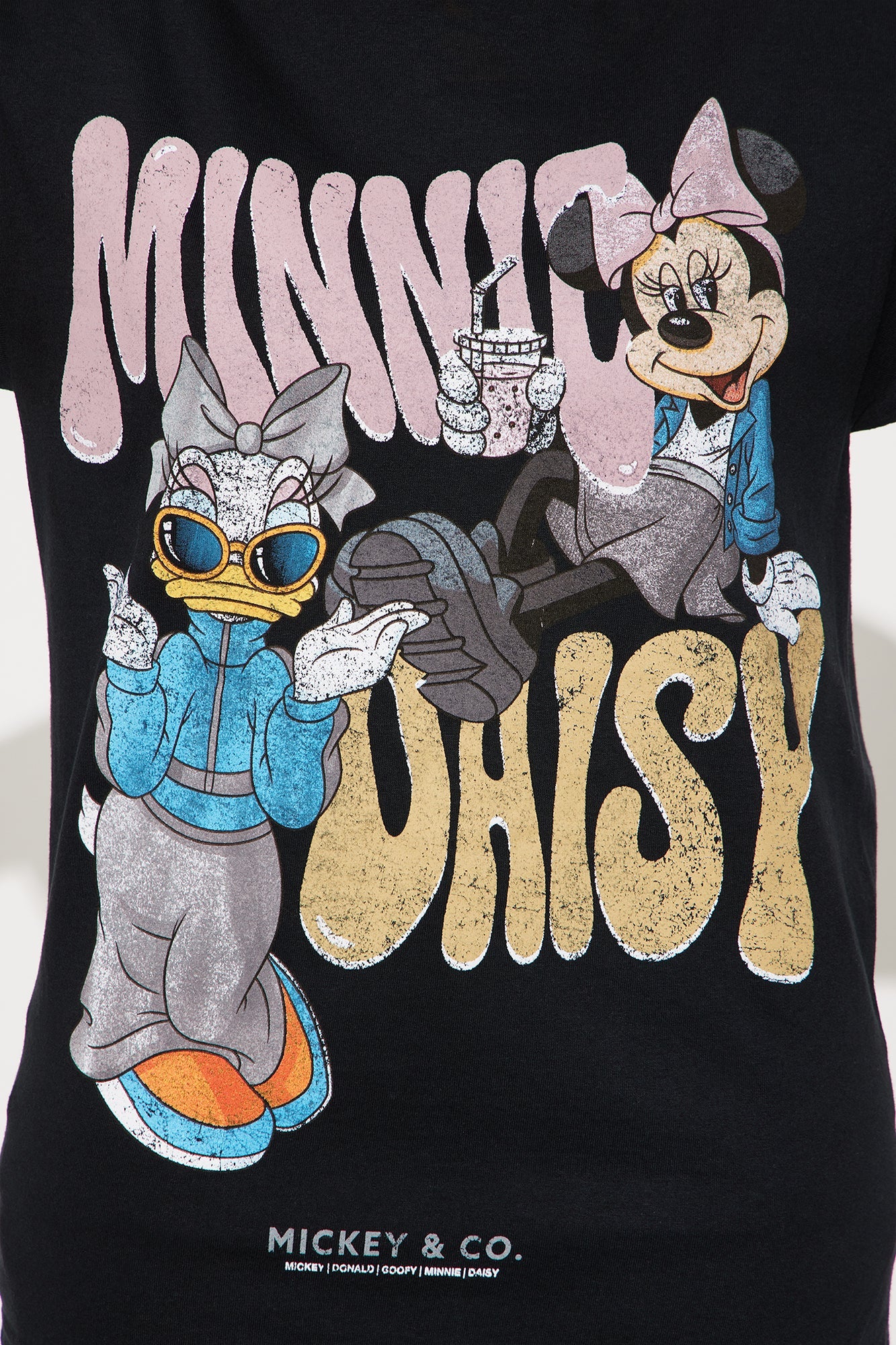 Cool Minnie and Daisy Oversize Tee - Black