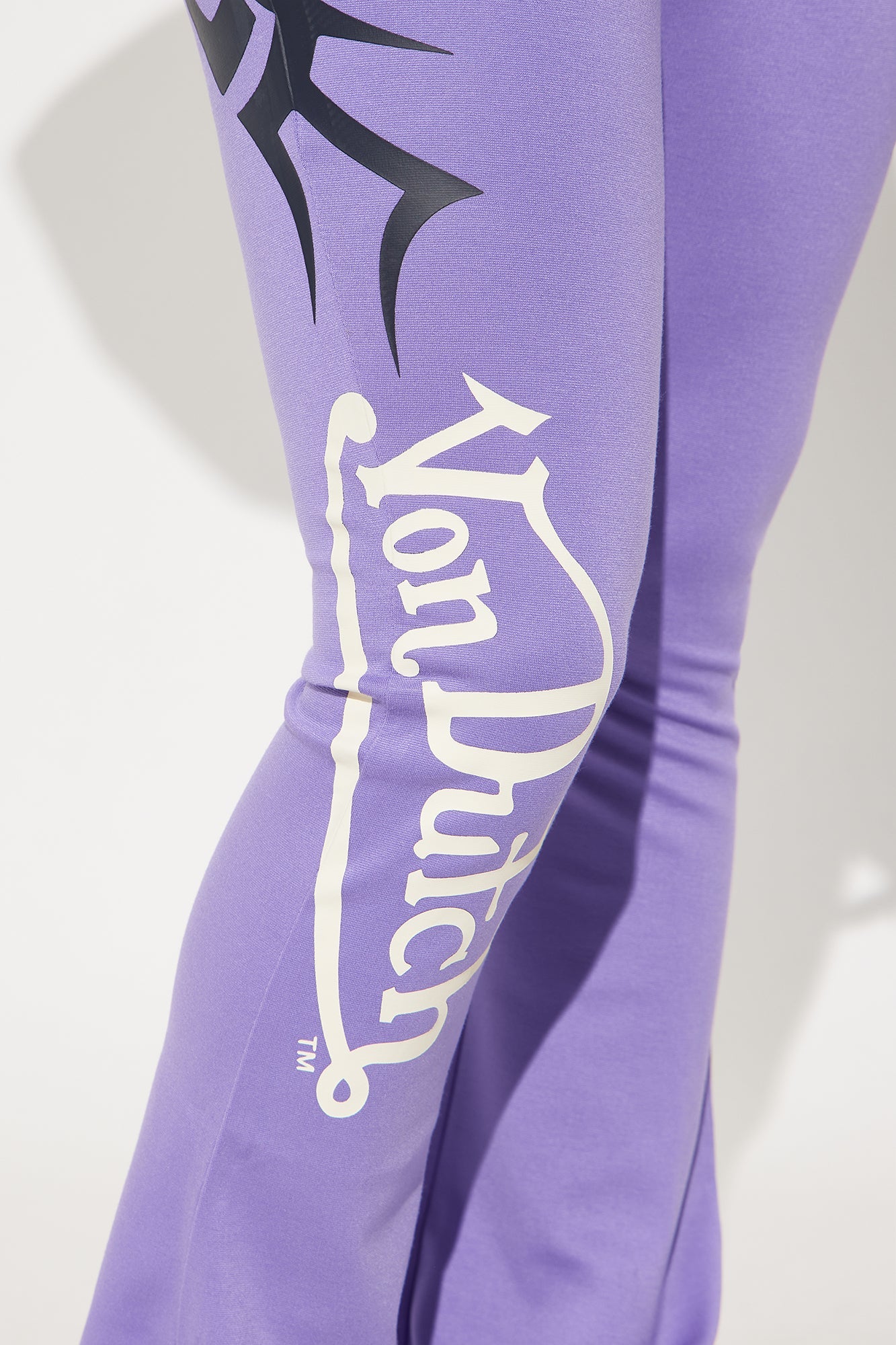 Von Dutch Twisted Edges Flare Pant - Purple