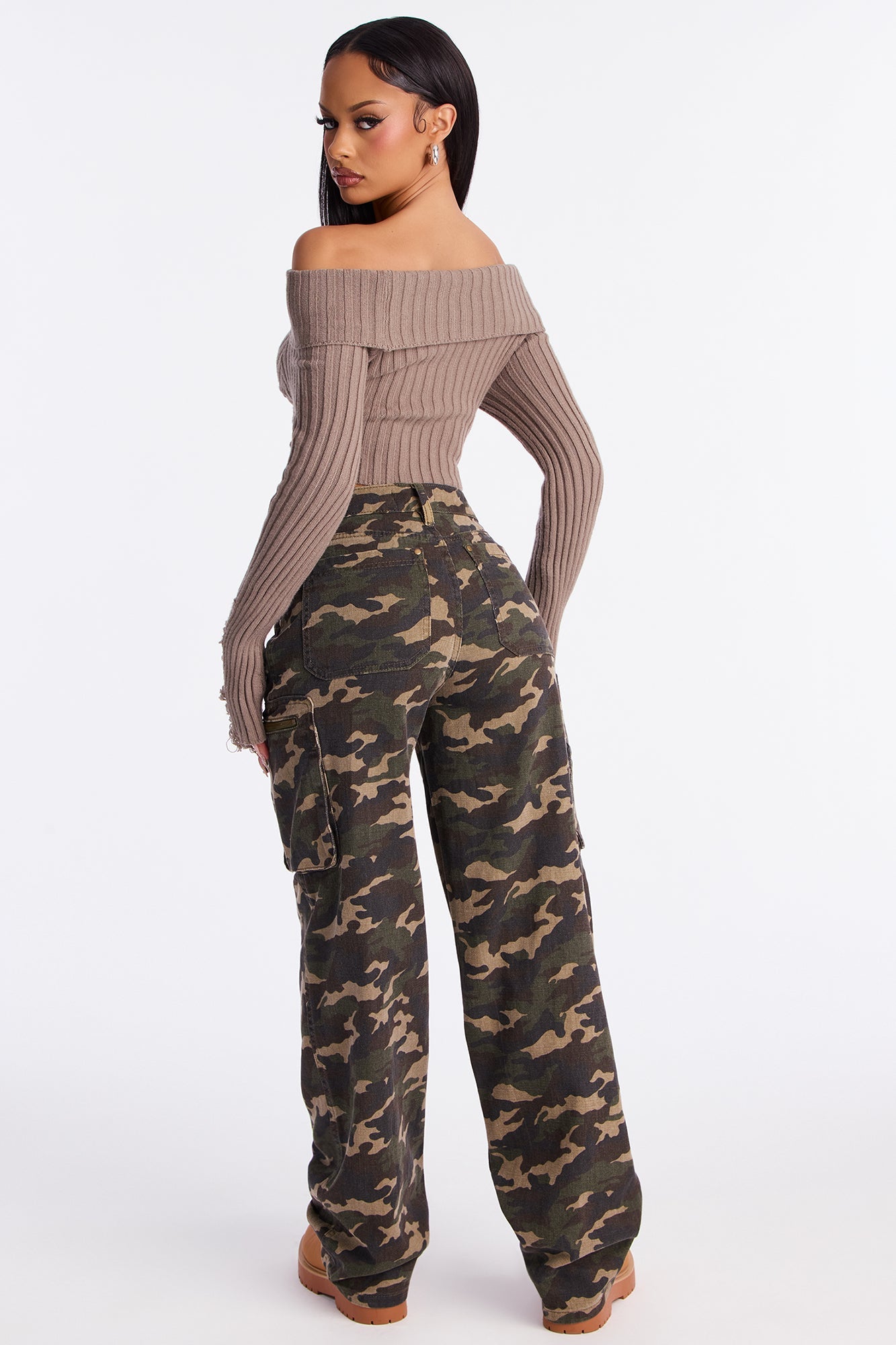 In Hiding Camo Cargo Jeans - Camouflage