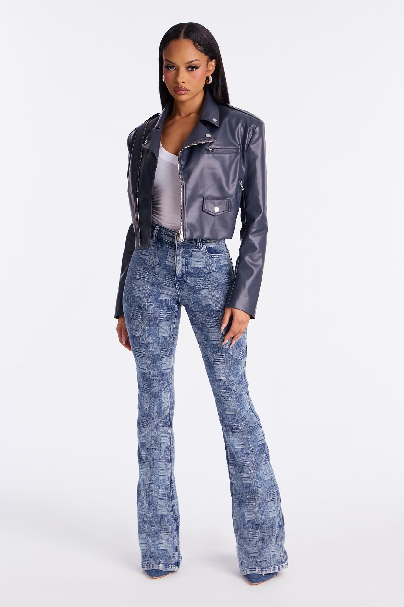 Check Ya Later Flare Leg Jeans - Medium Wash