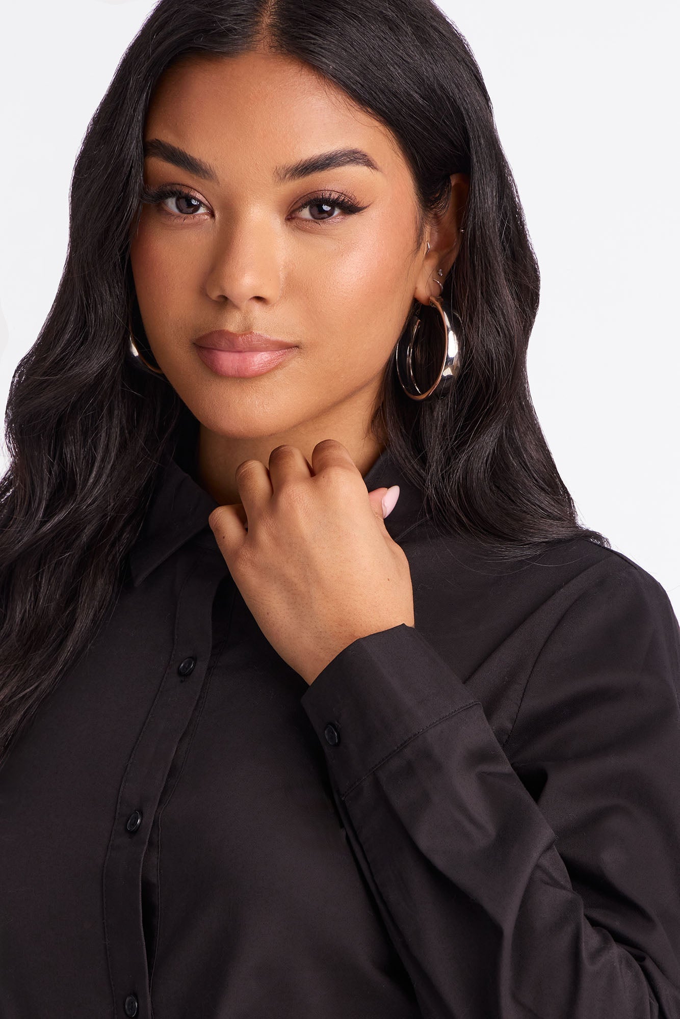 It's My Life Poplin Shirt - Black