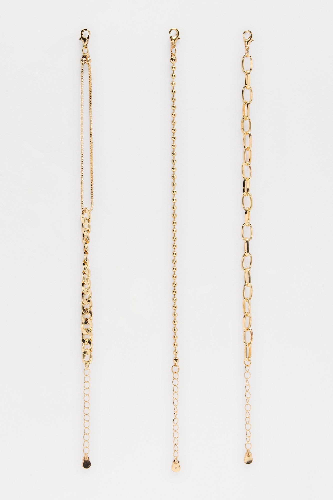 In Good Faith 5 Piece Multi Bracelet Set - Gold