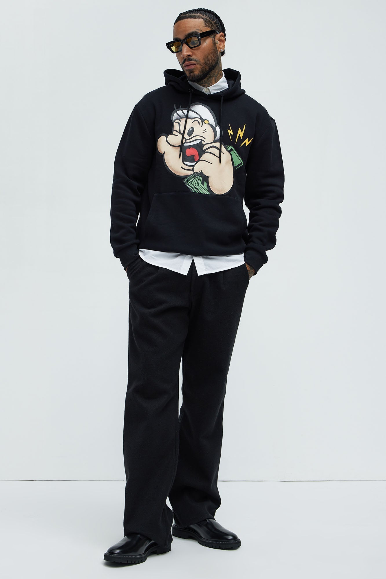 Popeye Married To the Game Hoodie - Black