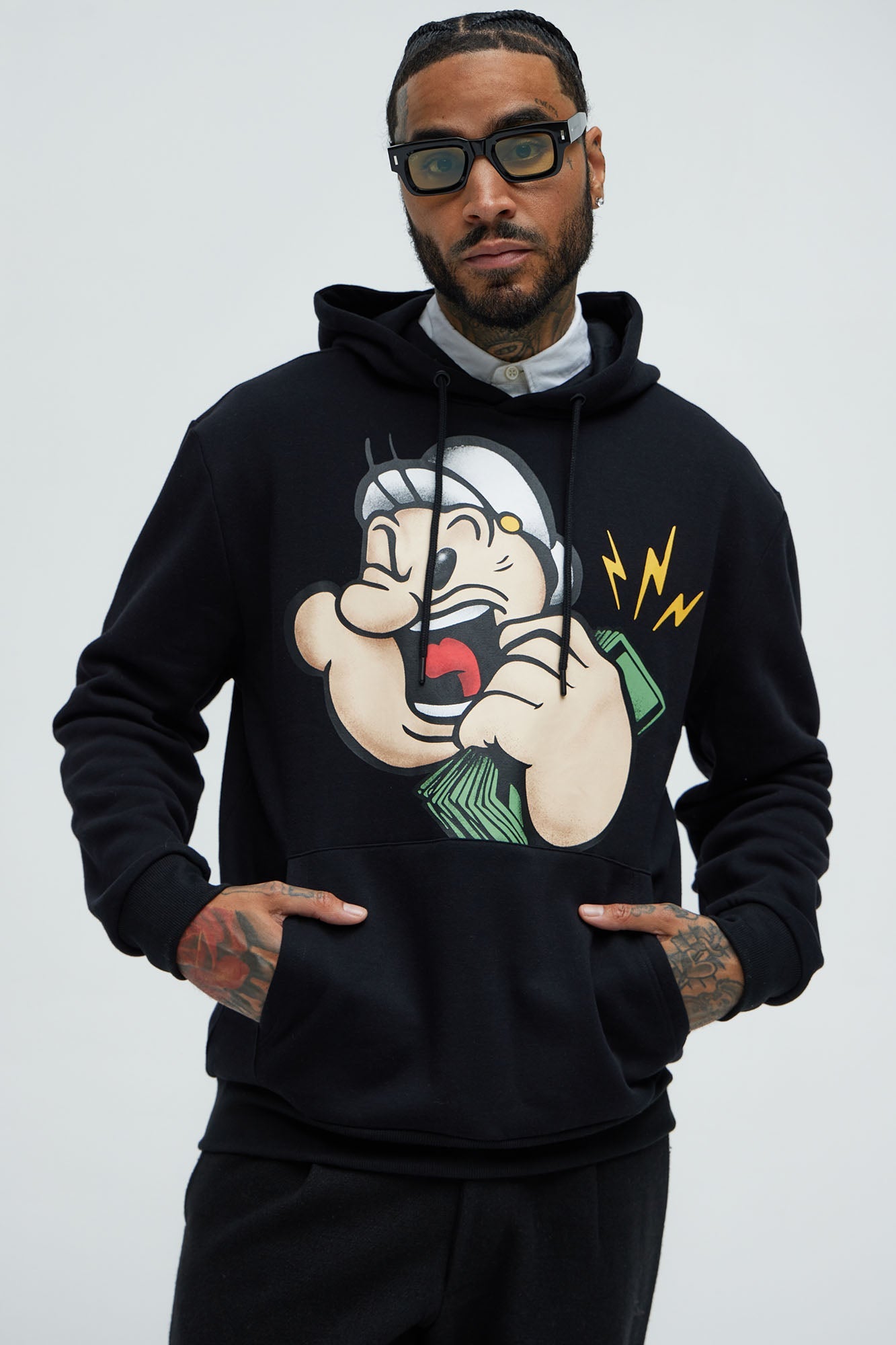 Popeye Married To the Game Hoodie - Black