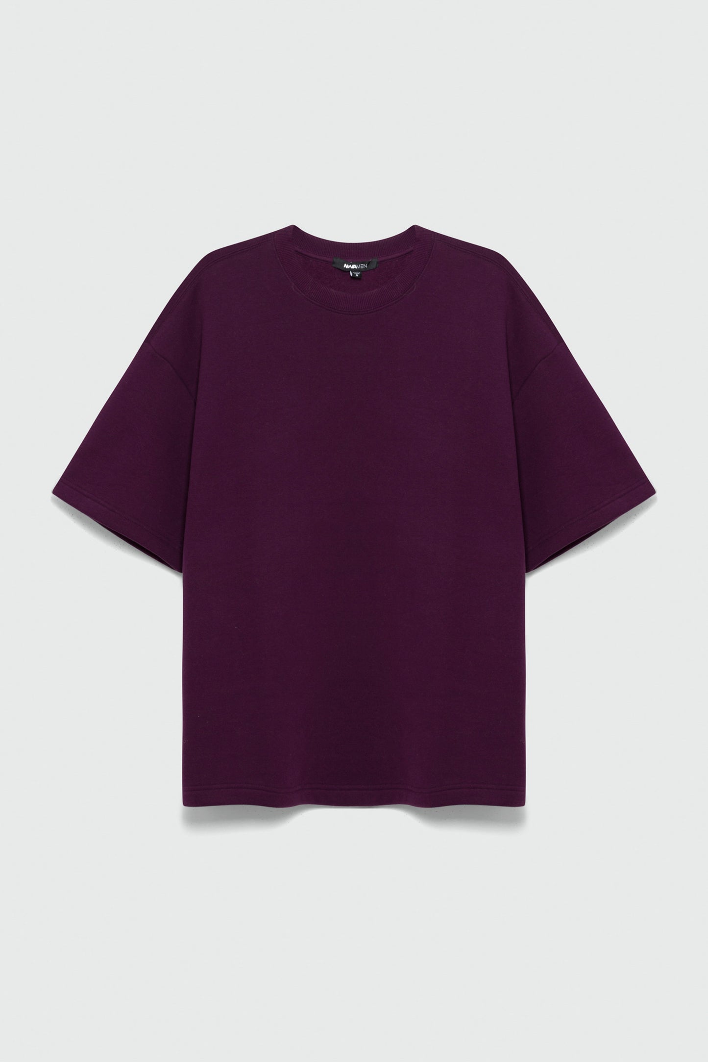 410 Oversized Fleece Tee - Plum