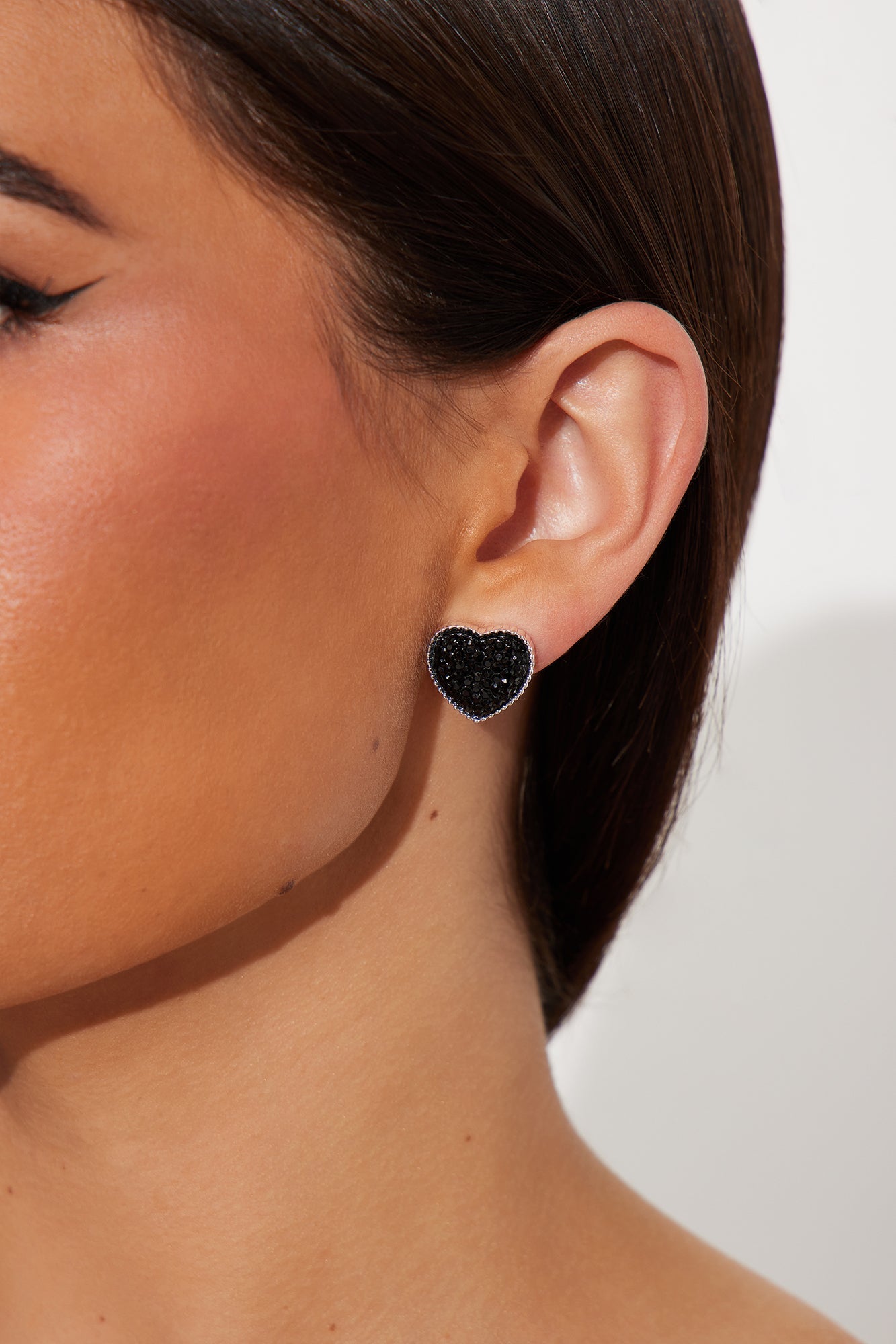 Expressing My Love 6 Pair Earring Set - Silver/Black