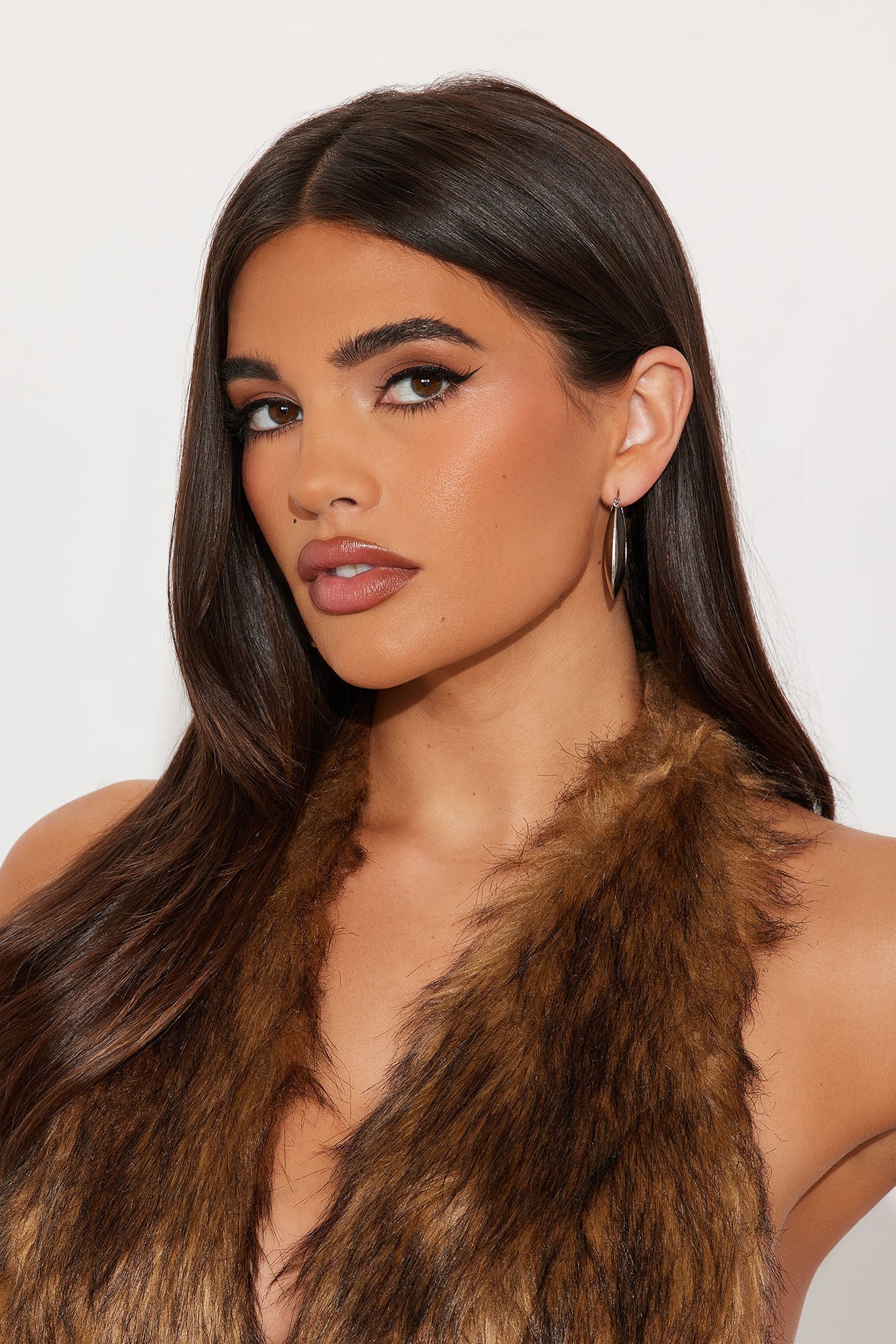 Tara Hardware Hoop Earrings - Silver