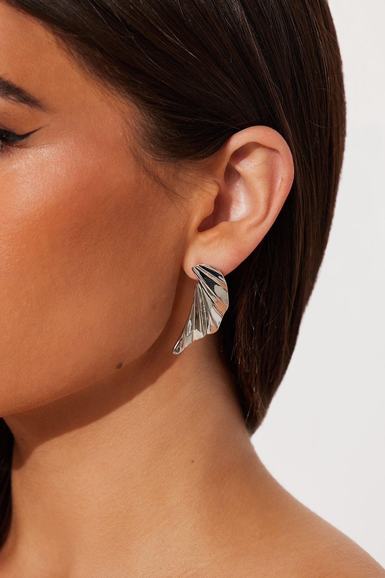 Passerby Drop Earrings - Silver