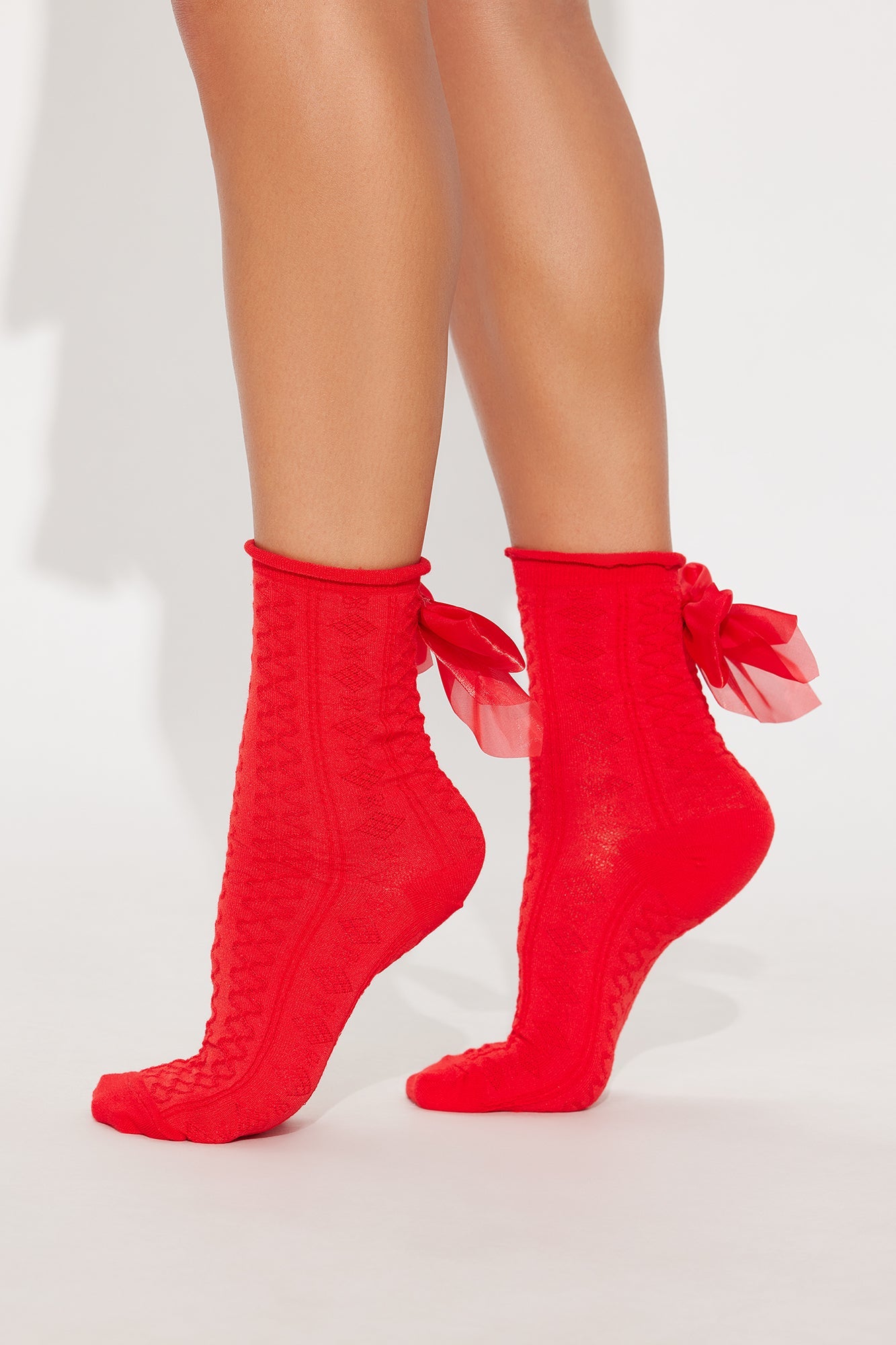 Coquette Cutie Socks - Red