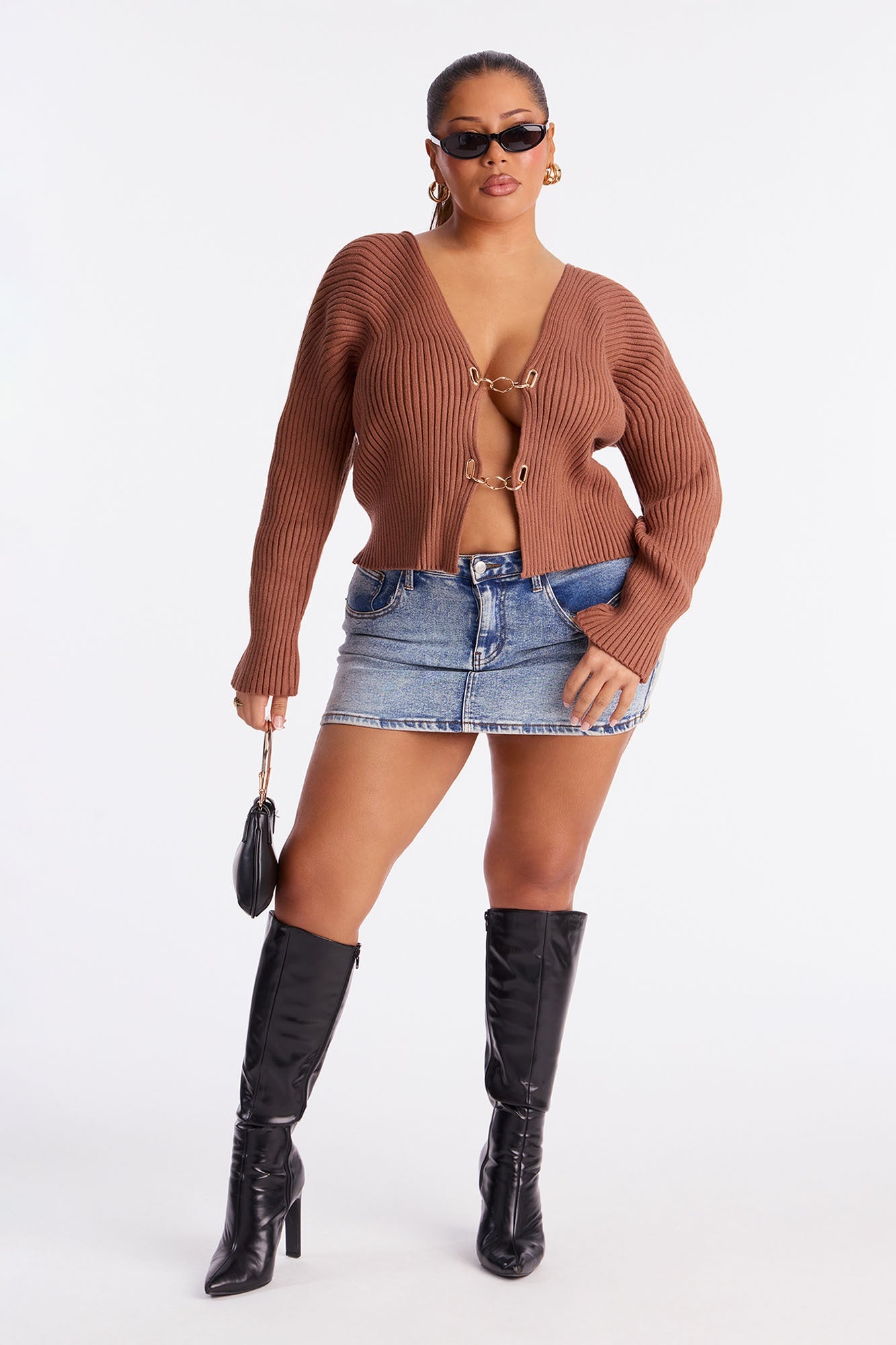 Frances Hardware Sweater - Mocha